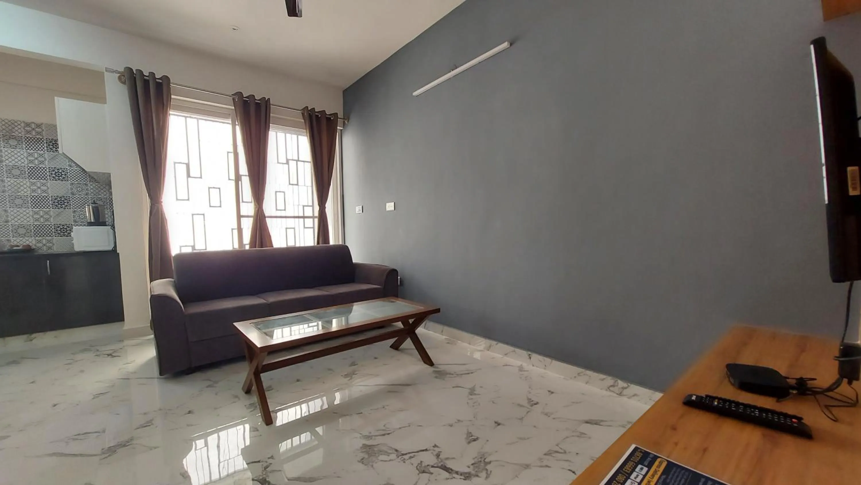 TV and multimedia in Tranquil Serviced Apartments - HSR Layout