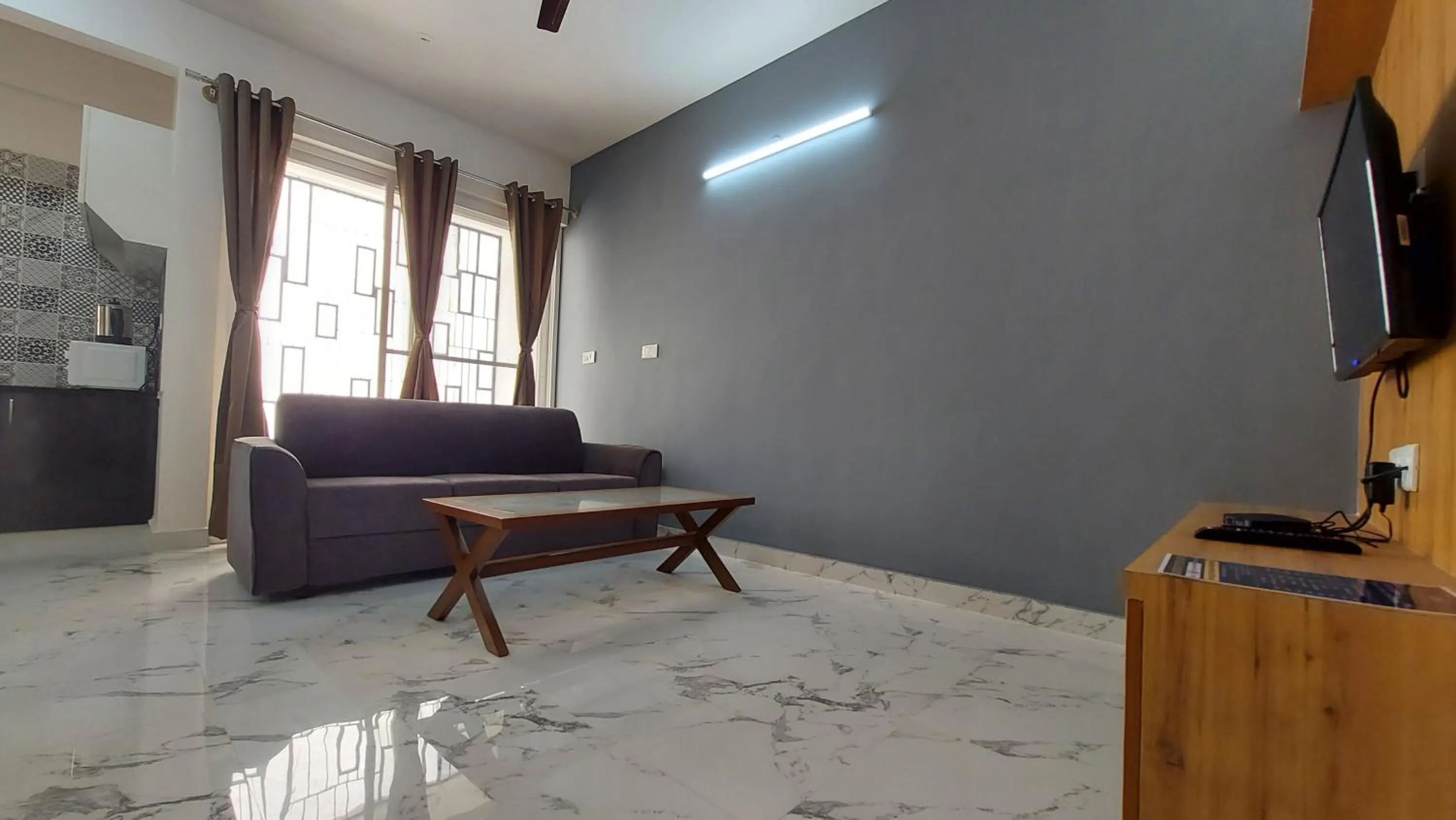 TV and multimedia in Tranquil Serviced Apartments - HSR Layout