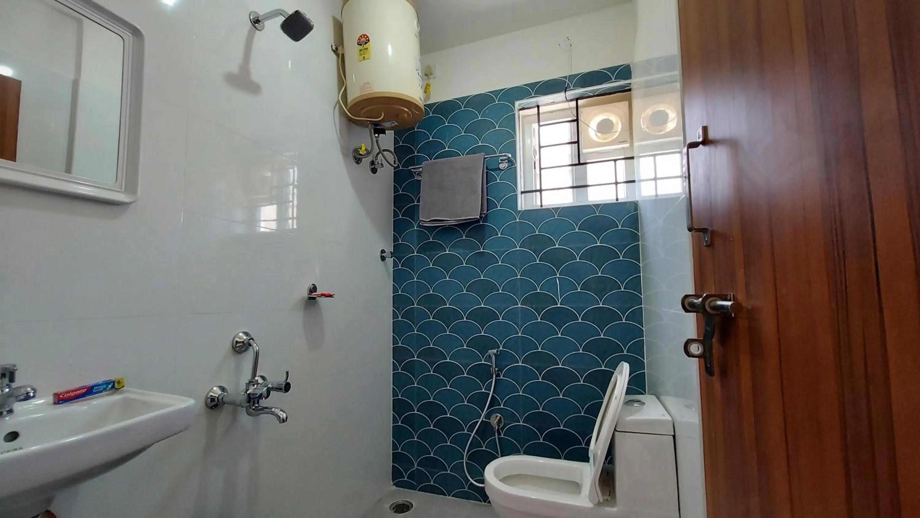Shower in Tranquil Serviced Apartments - HSR Layout