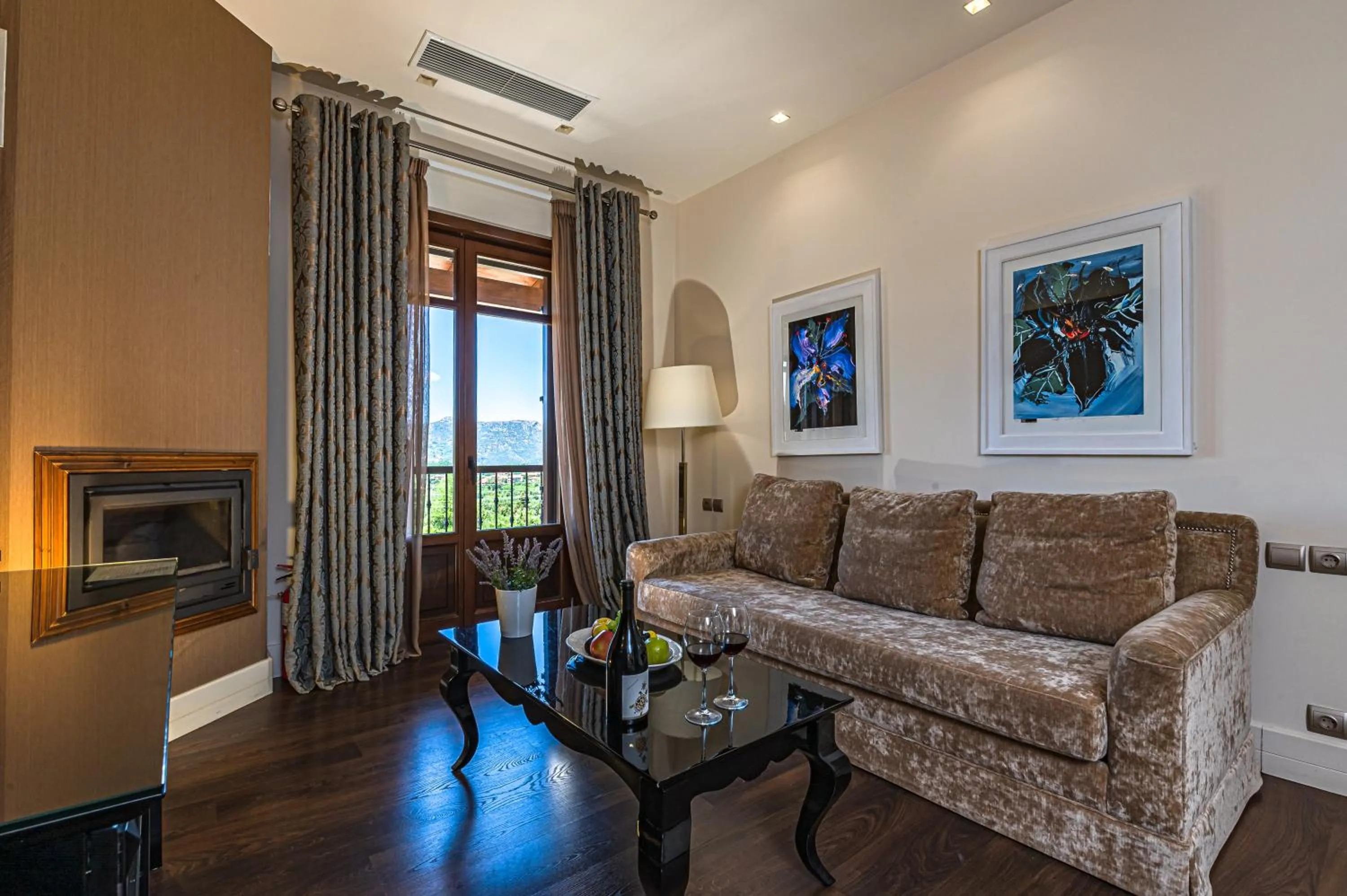 Living room in Nymfasia Resort