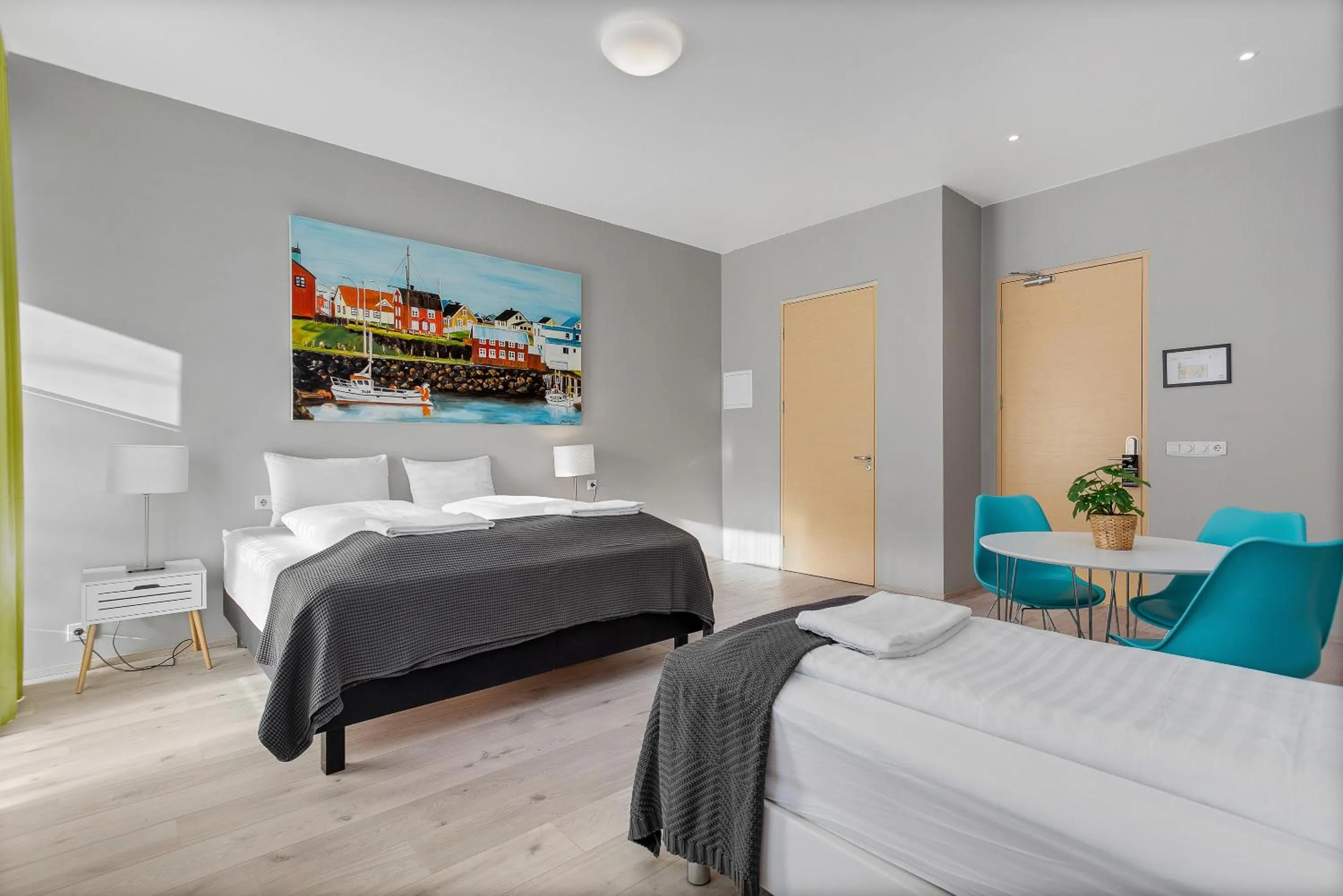 Bed in Iceland Comfort Apartments by Heimaleiga