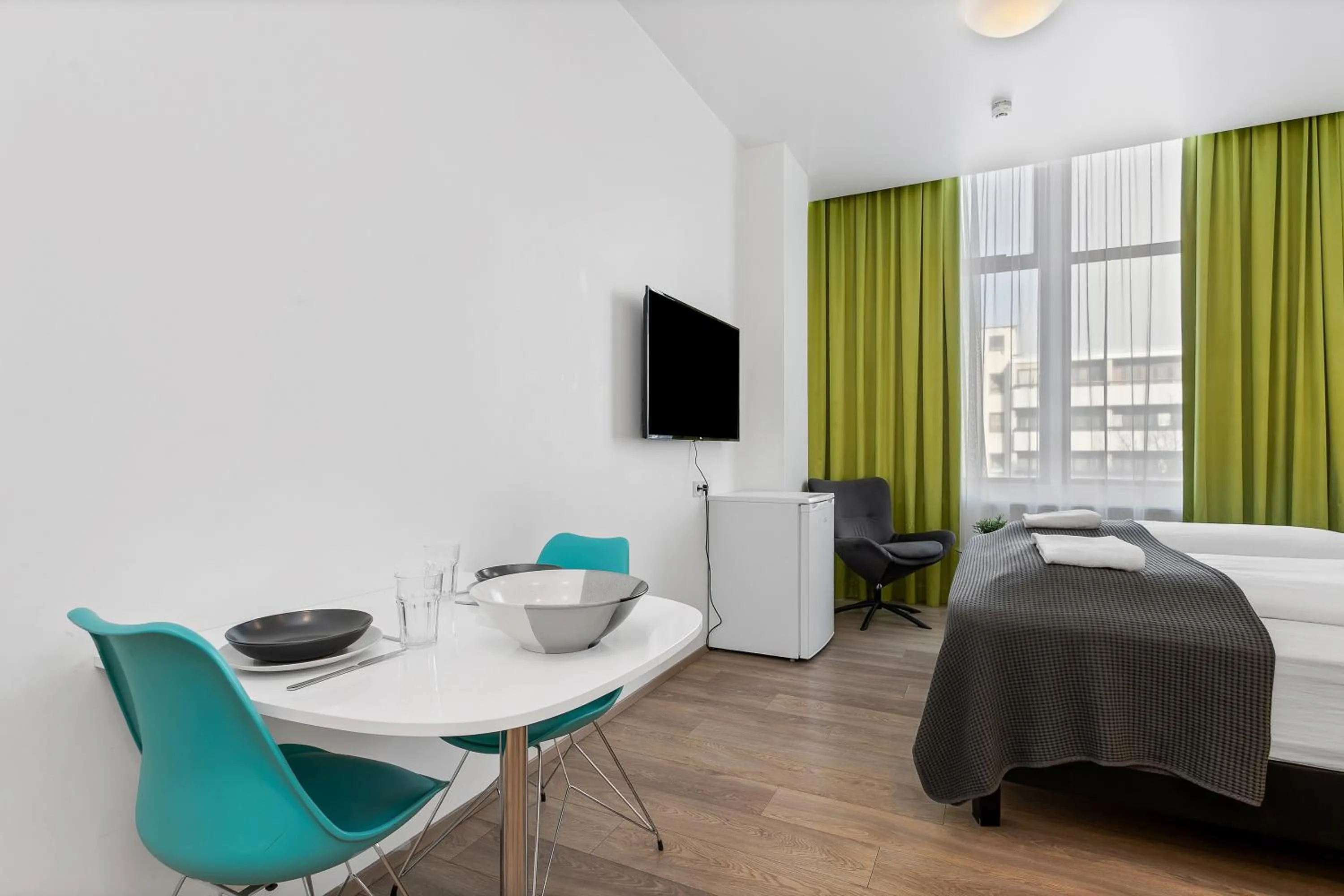 Bed in Iceland Comfort Apartments by Heimaleiga