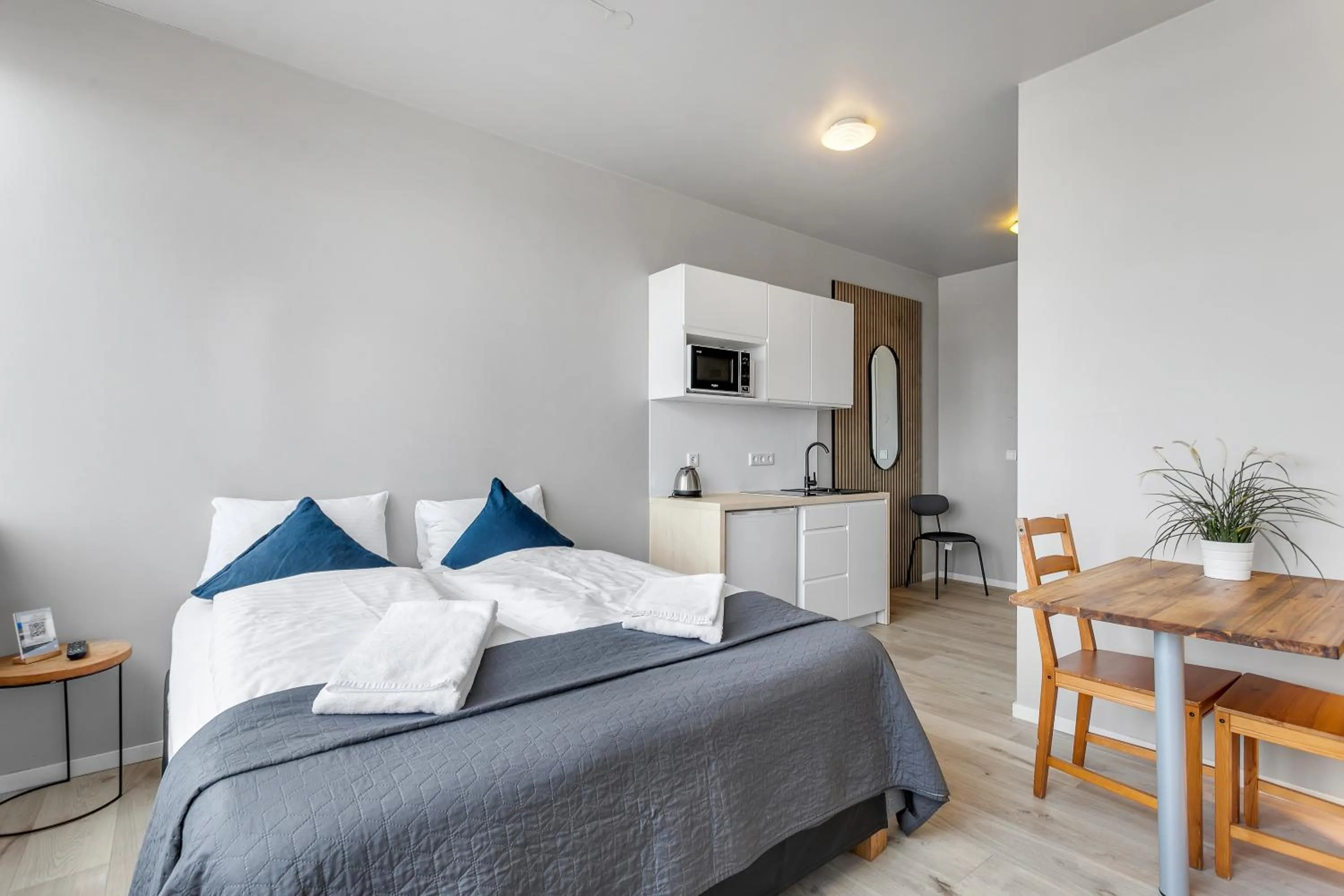 Bed in Iceland Comfort Apartments by Heimaleiga