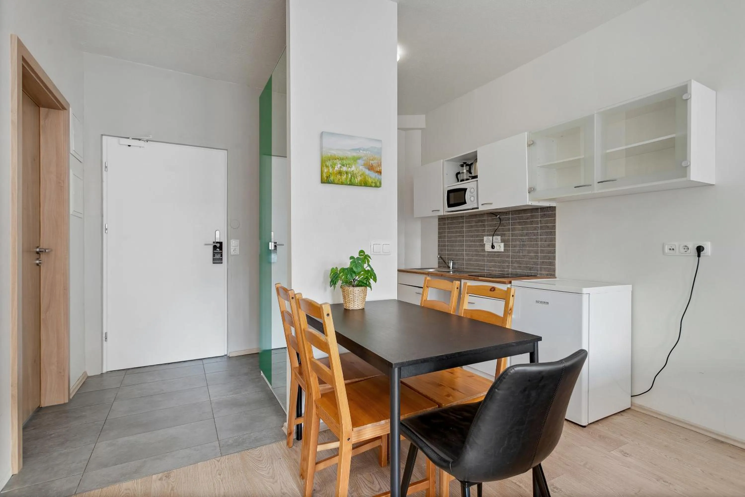 Kitchen or kitchenette in Iceland Comfort Apartments by Heimaleiga
