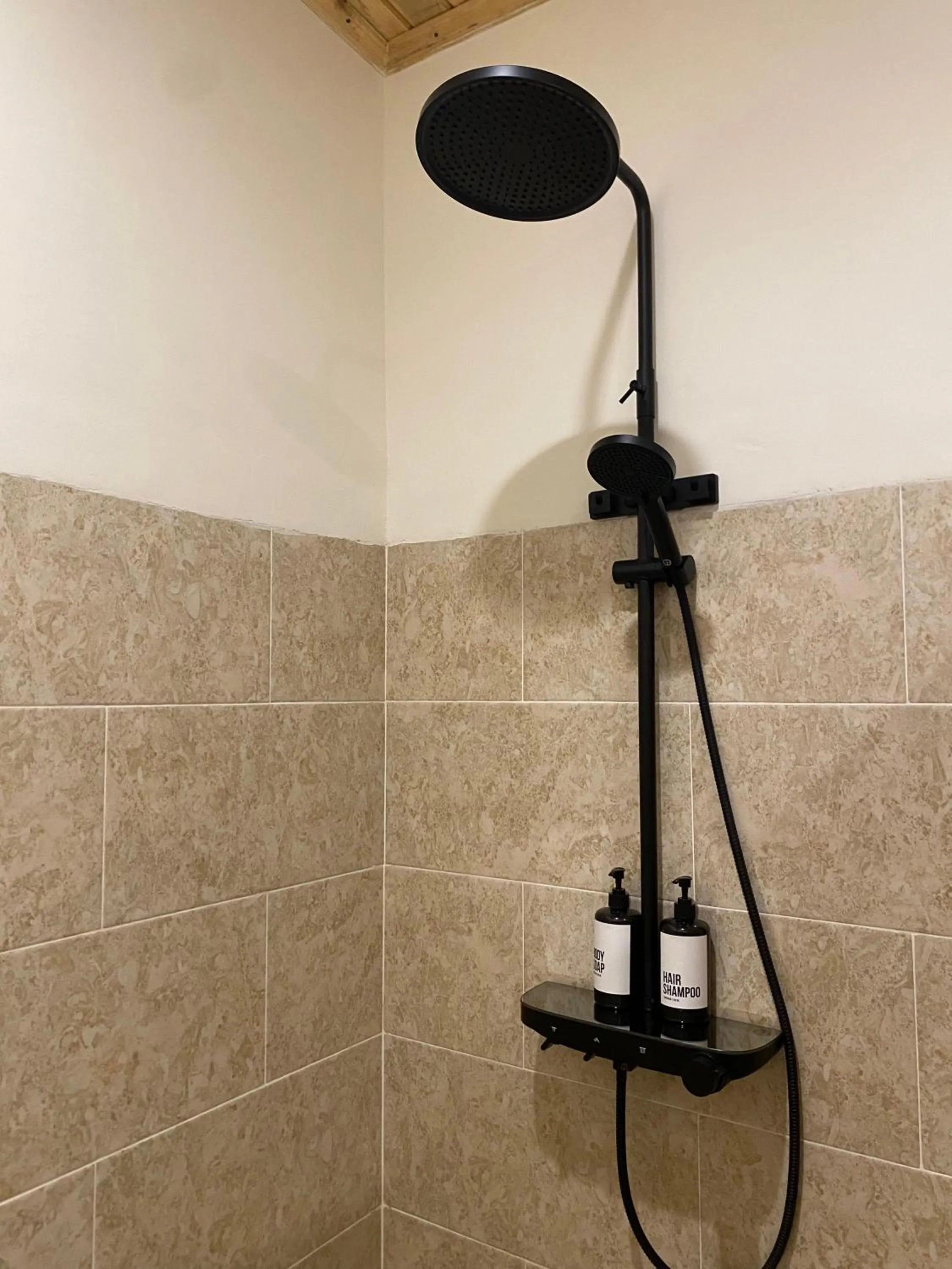 Shower in Akasha Beach Club