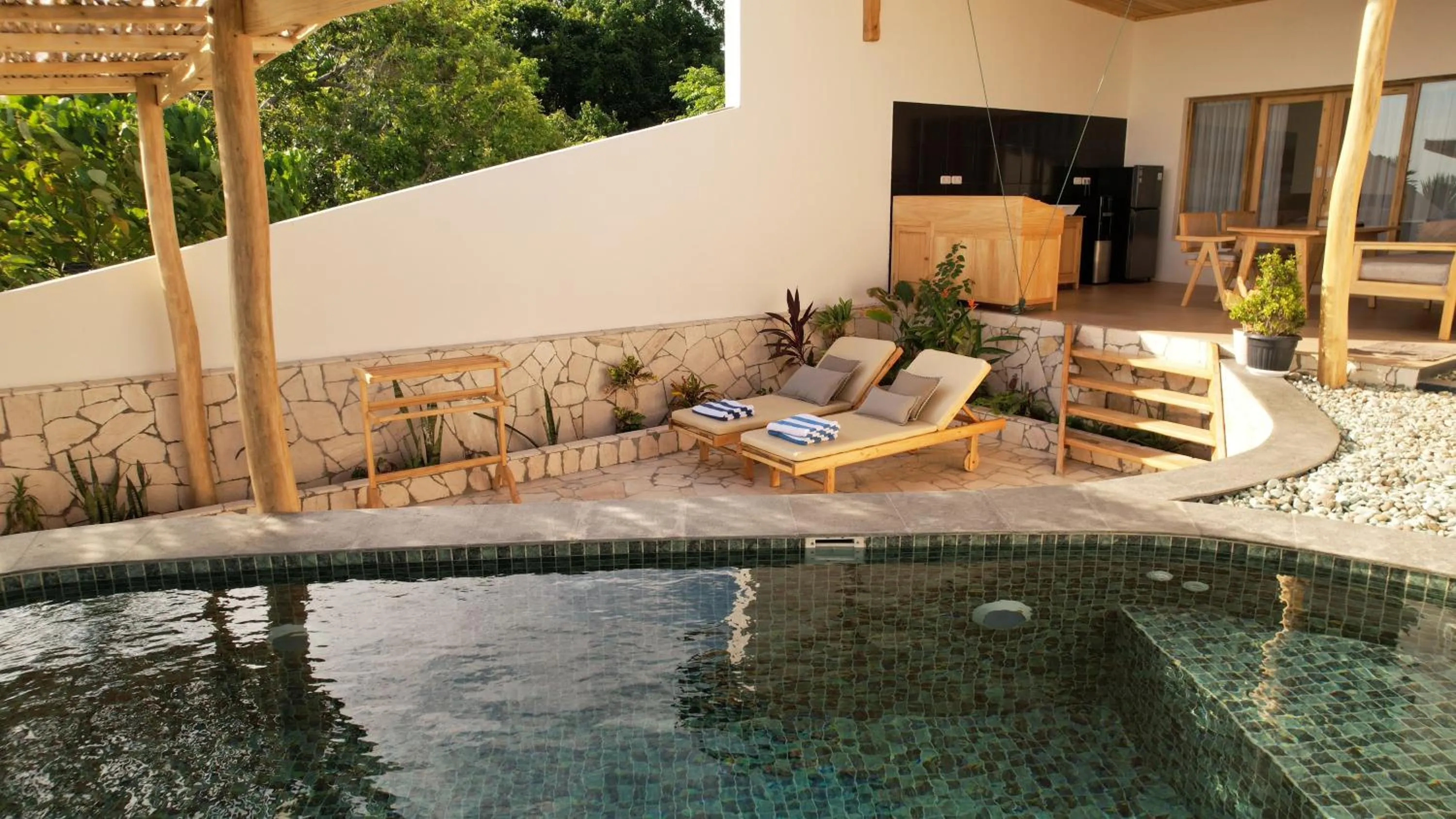 Swimming pool in Akasha Beach Club