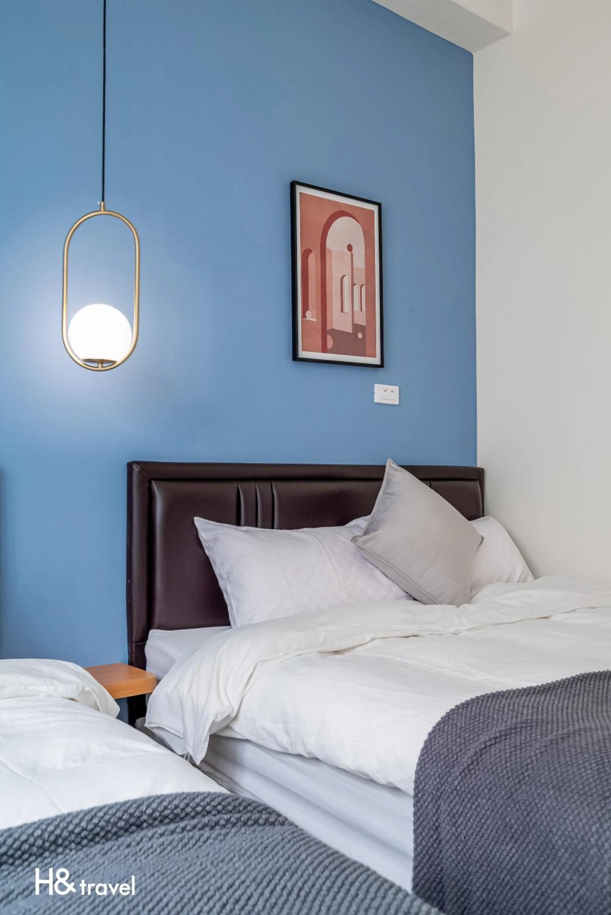 Bed in Taitung Feng lin Smart Stay