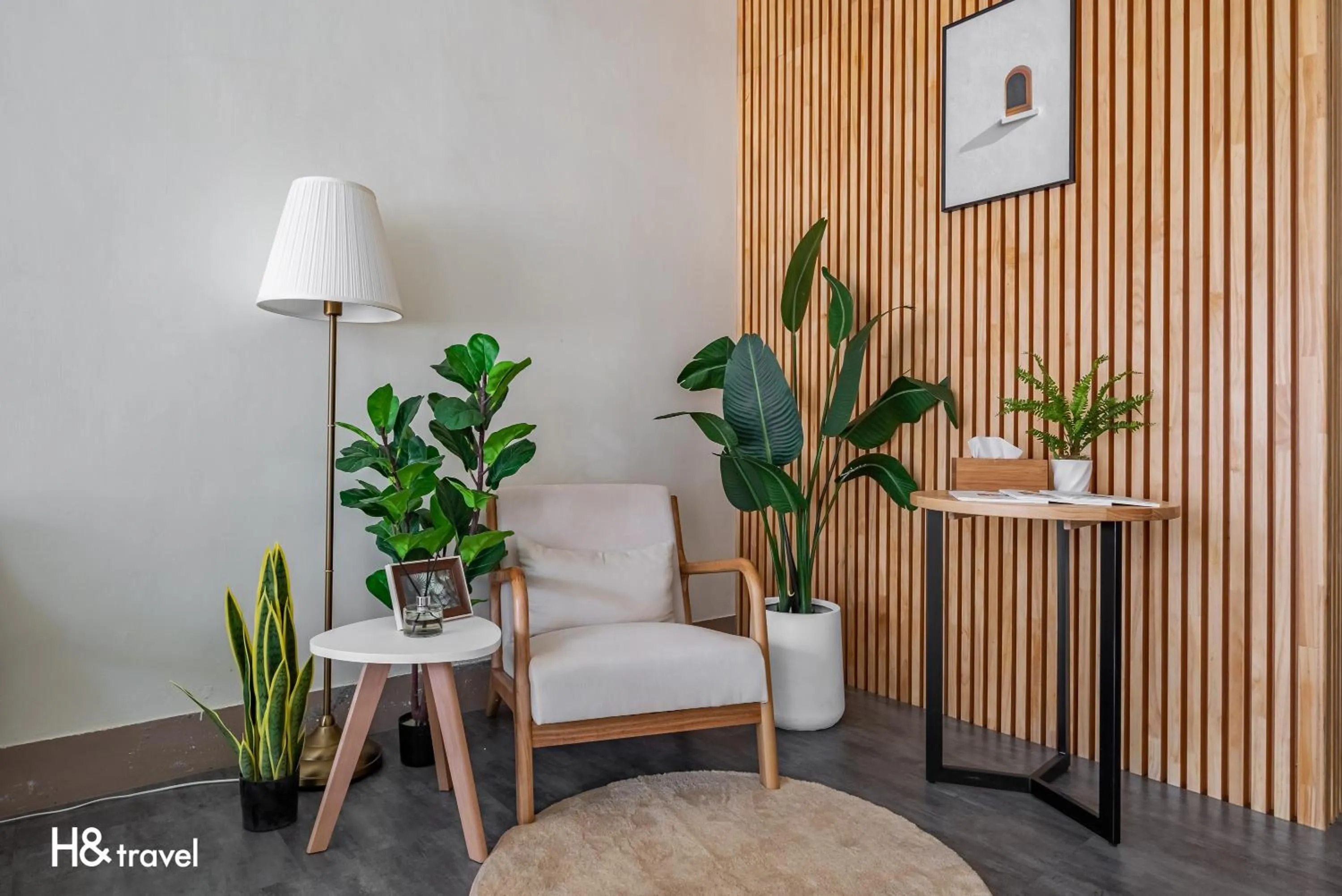 Seating area in Taitung Feng lin Smart Stay