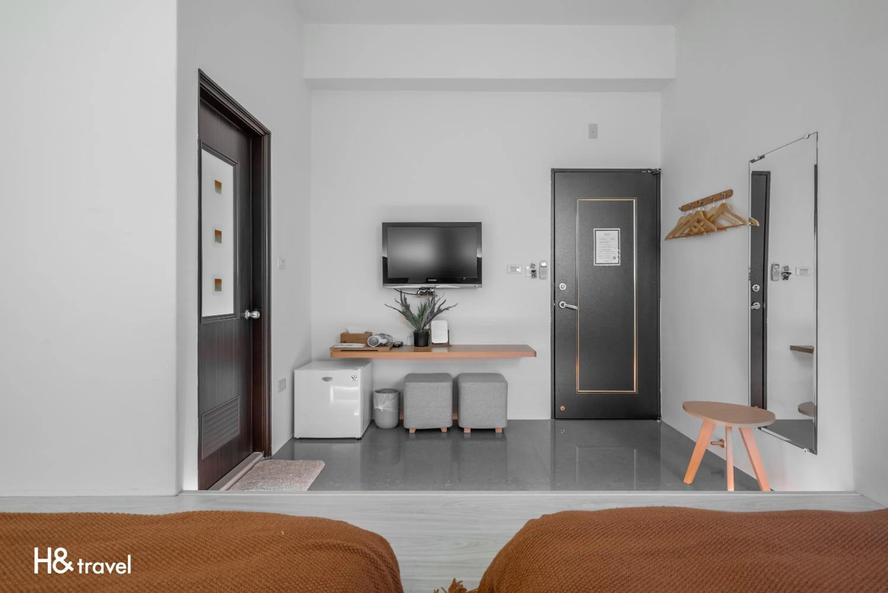 On site, Bed in Taitung Feng lin Smart Stay