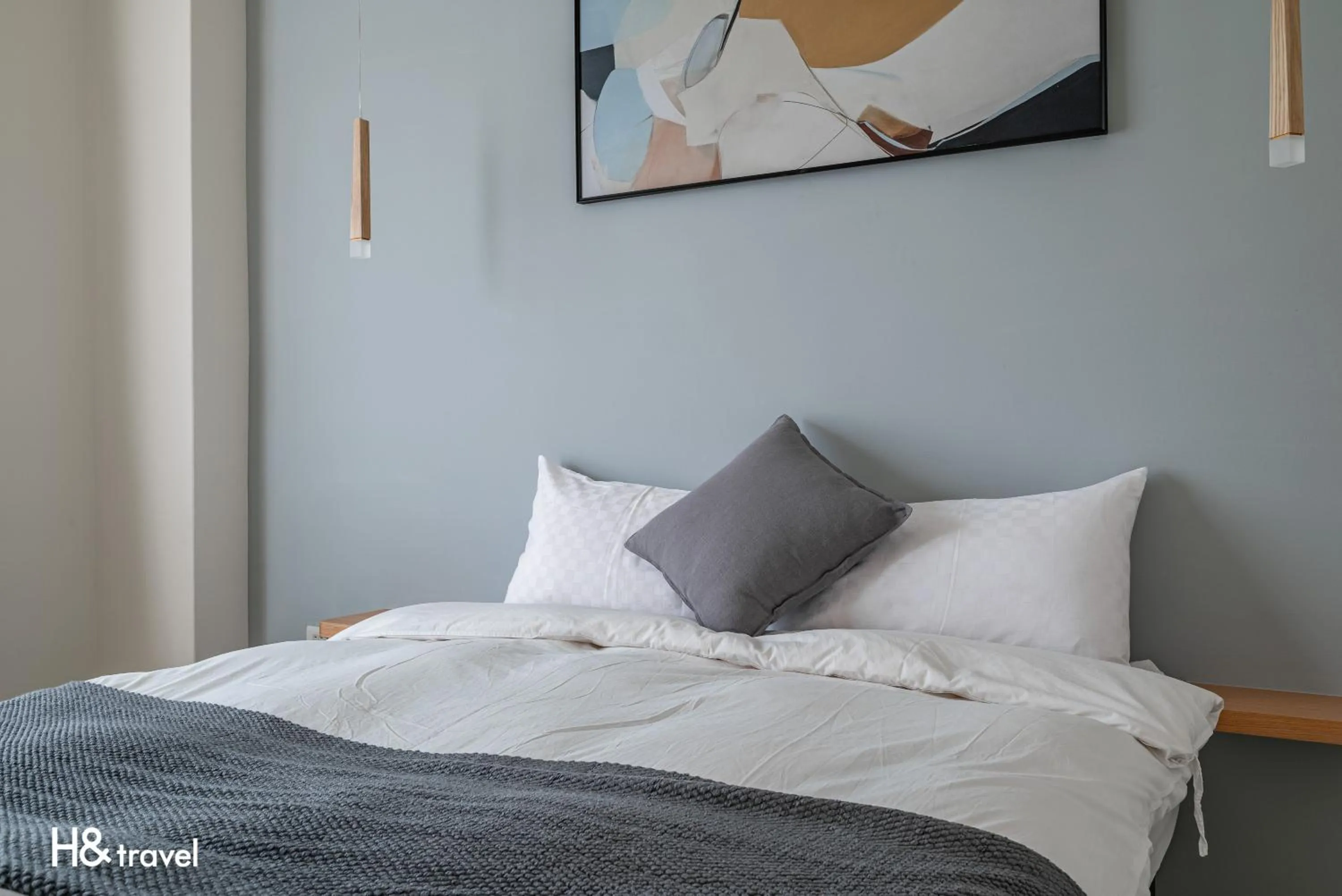 Decorative detail, Bed in Taitung Feng lin Smart Stay