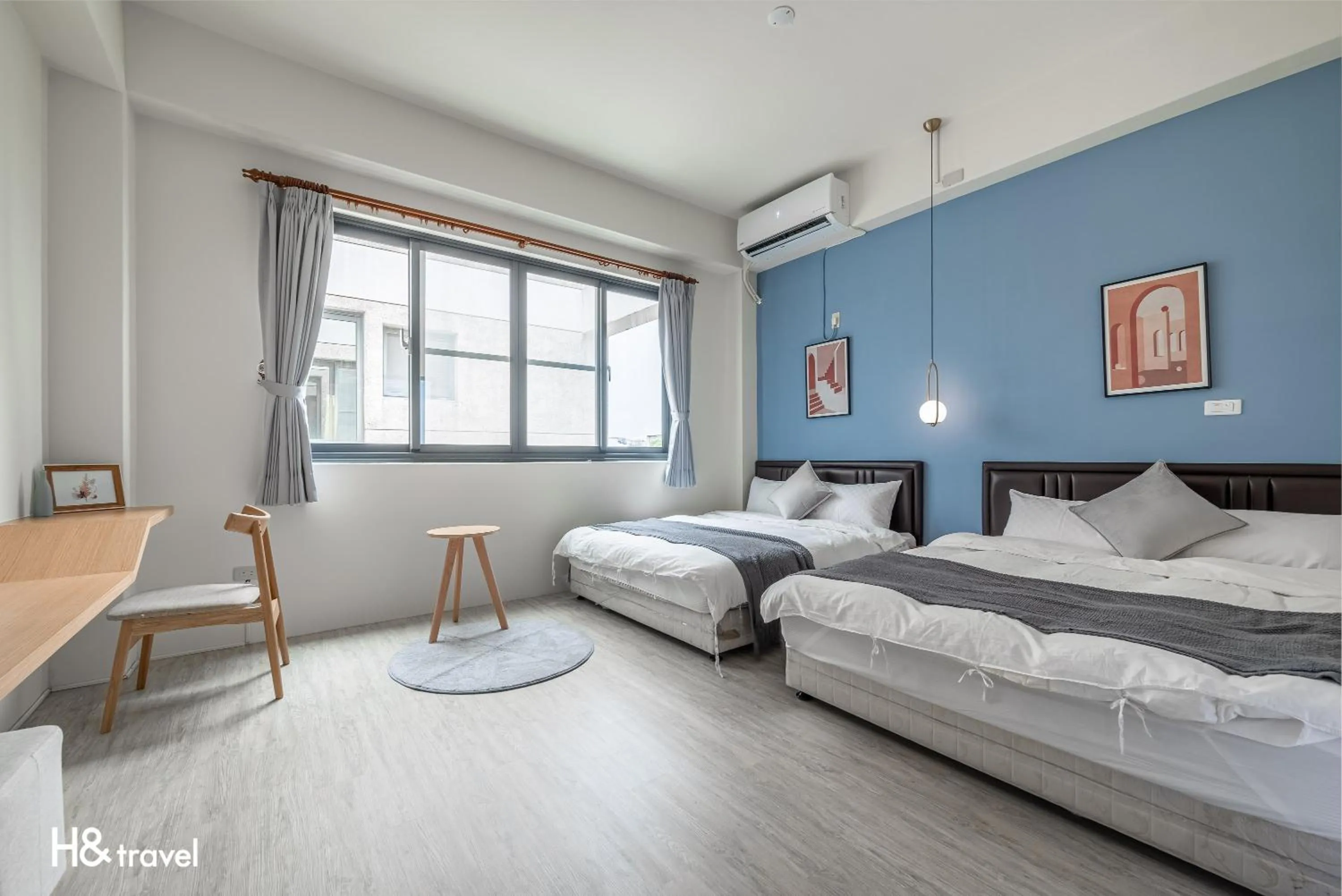 Bed in Taitung Feng lin Smart Stay