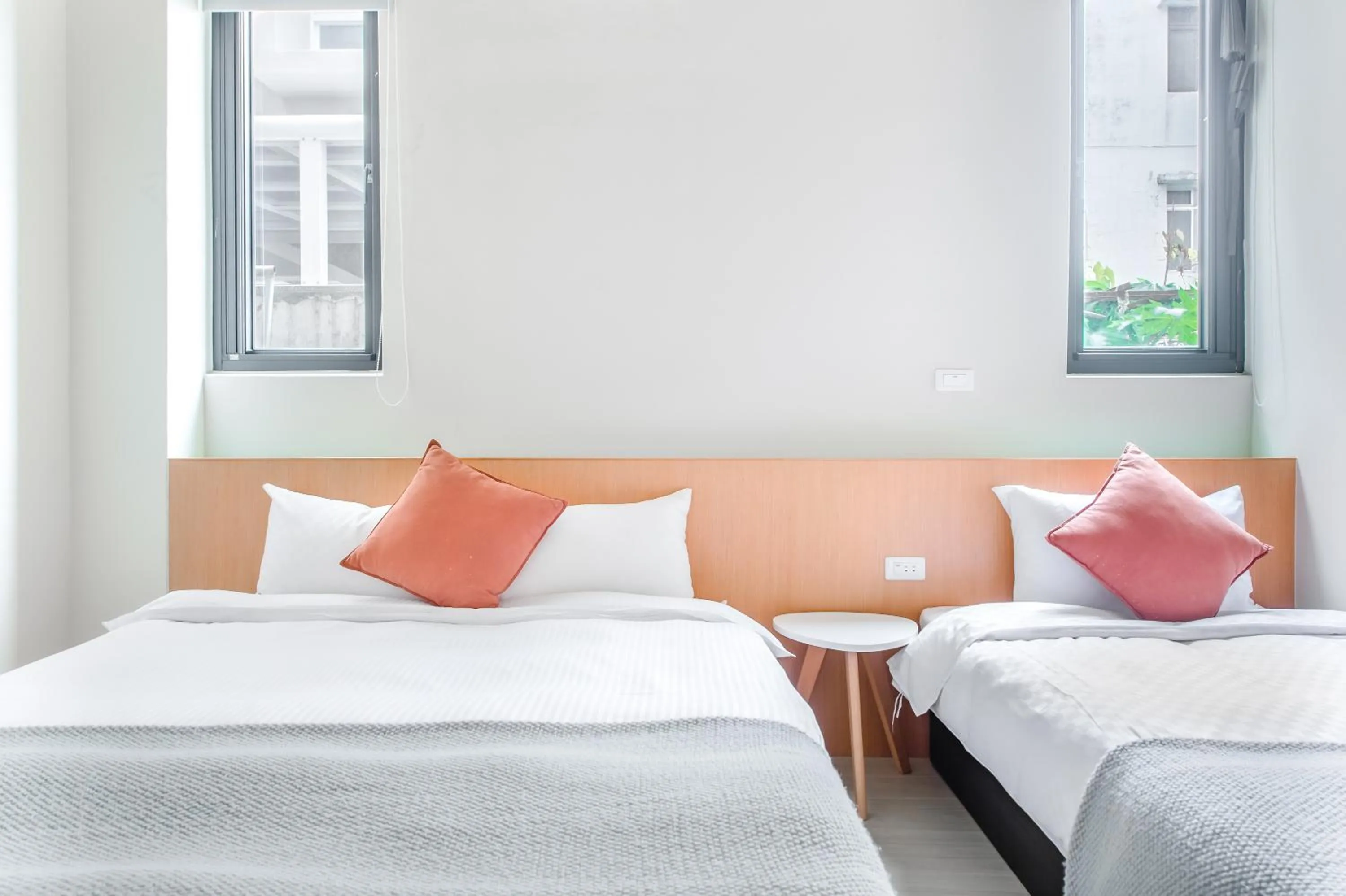 Bed in Taitung Feng lin Smart Stay