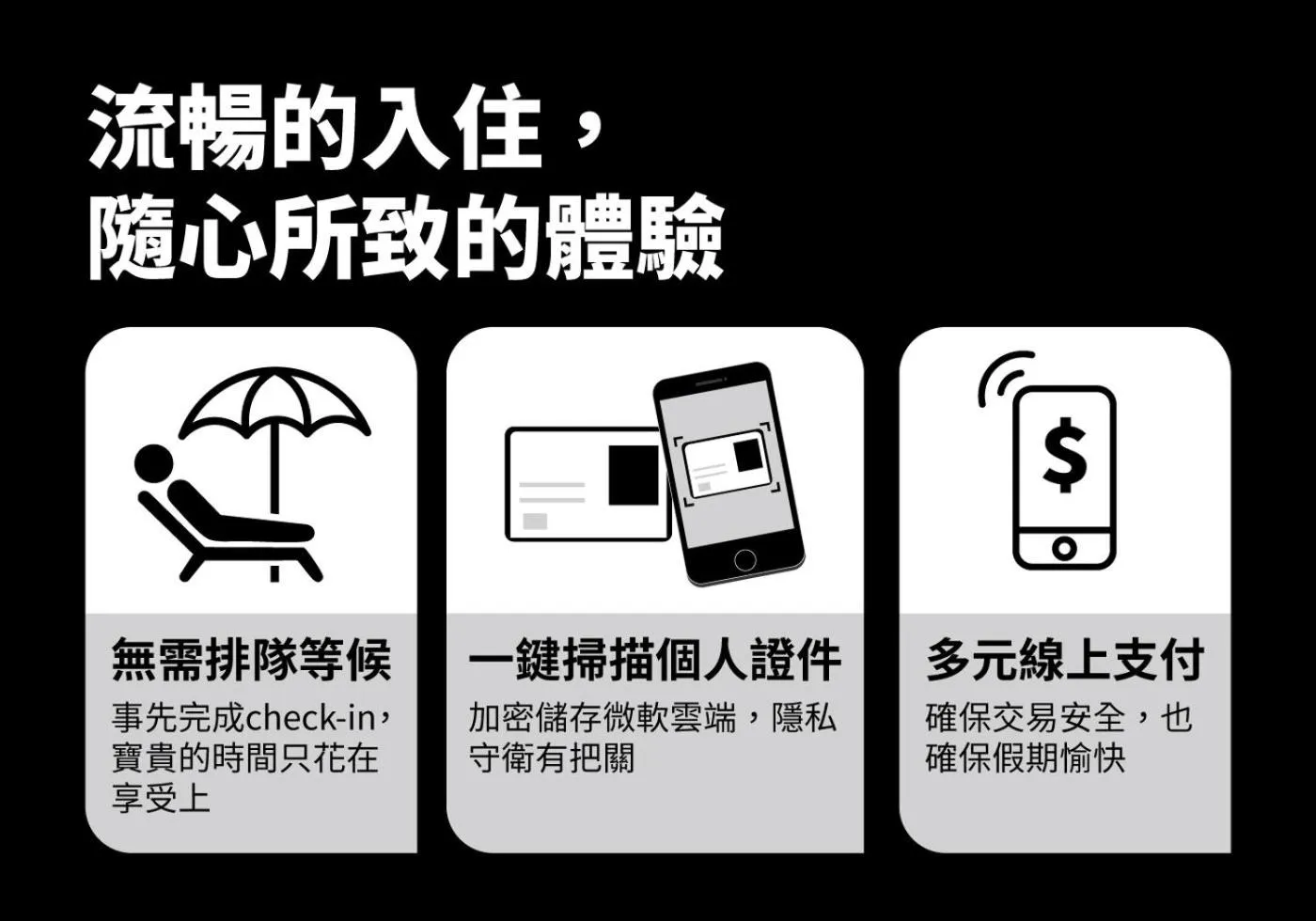 Text overlay in Taitung Feng lin Smart Stay