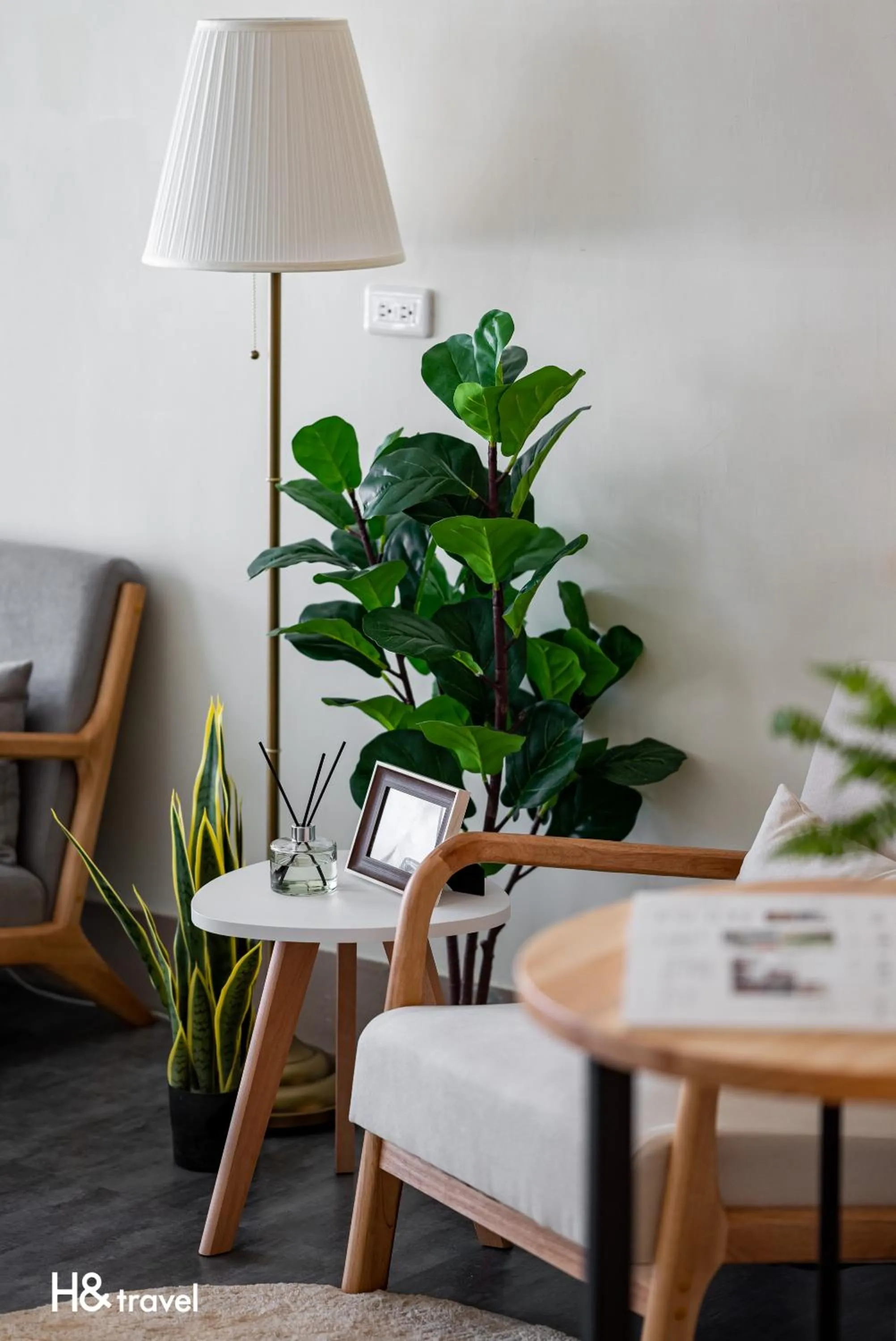 Seating area in Taitung Feng lin Smart Stay