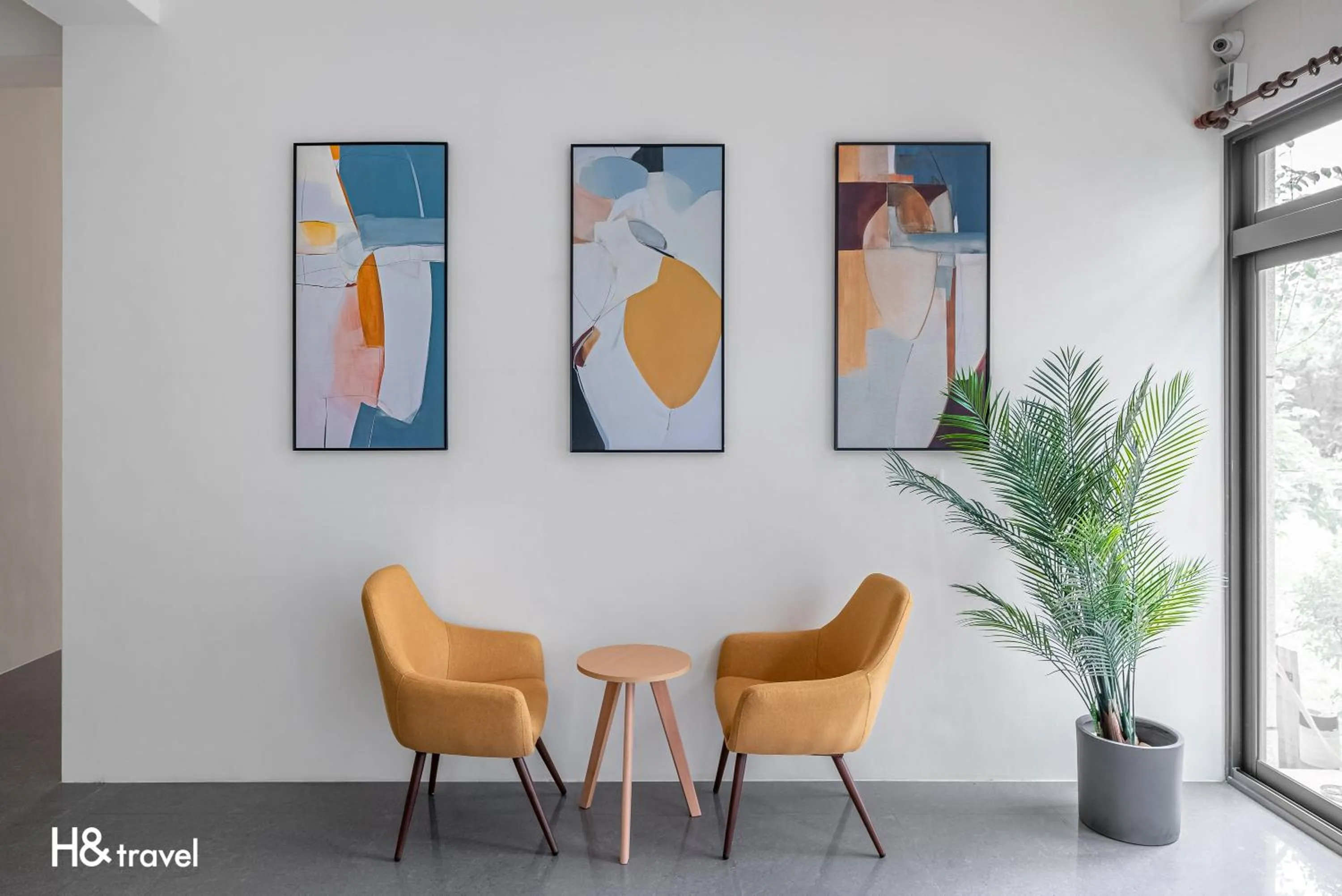 Seating area in Taitung Feng lin Smart Stay