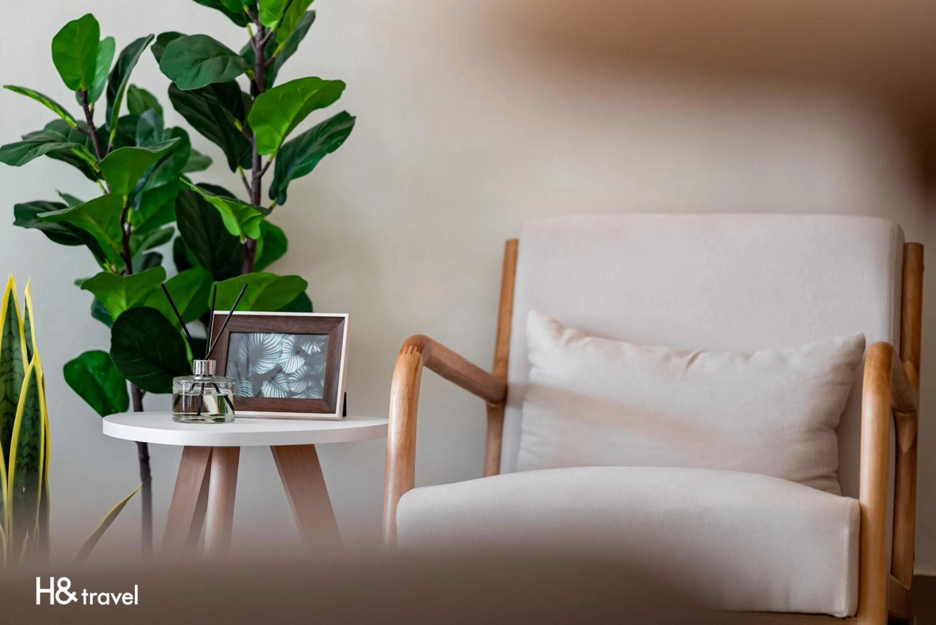 Seating area in Taitung Feng lin Smart Stay