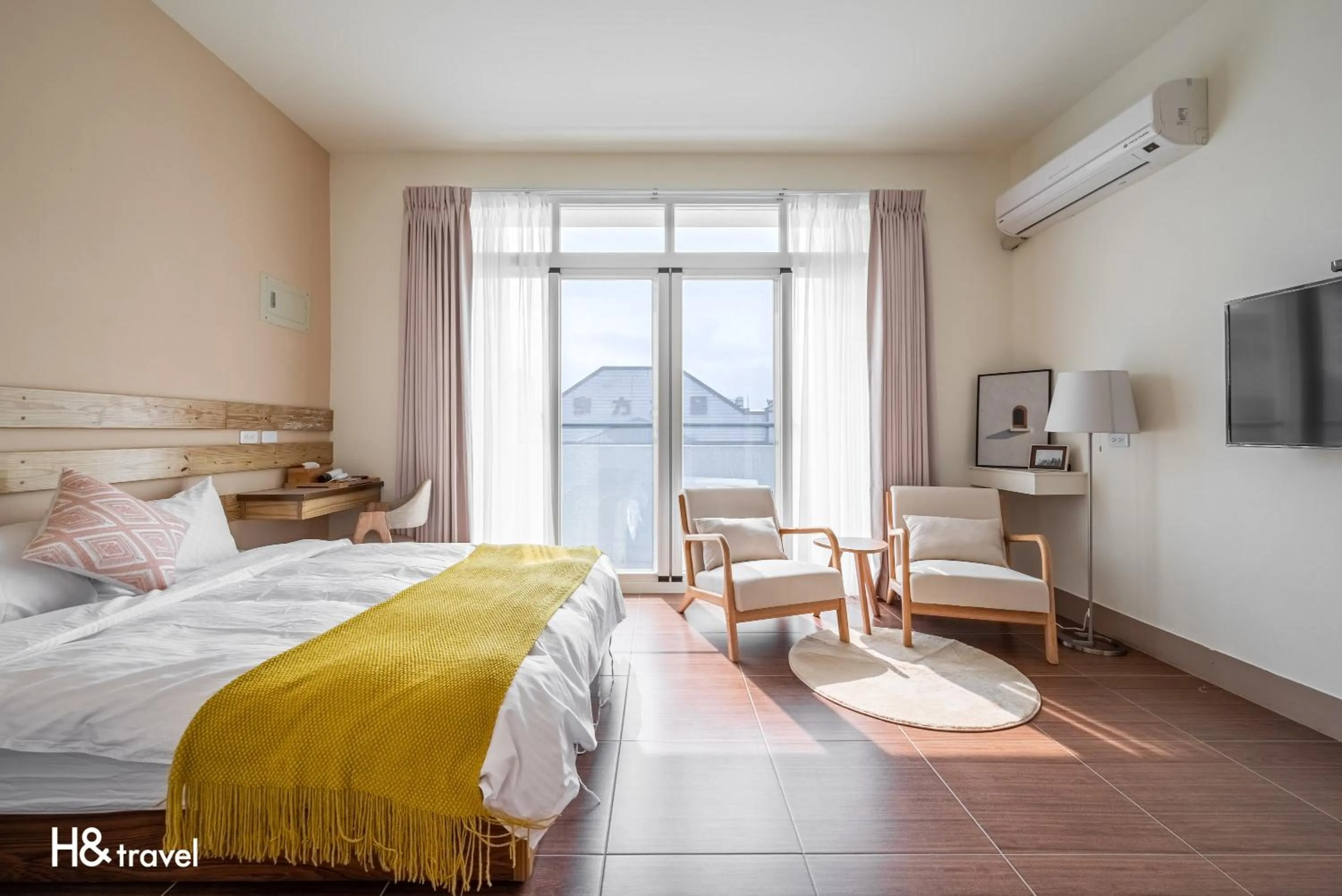 Bed in Taitung Feng lin Smart Stay