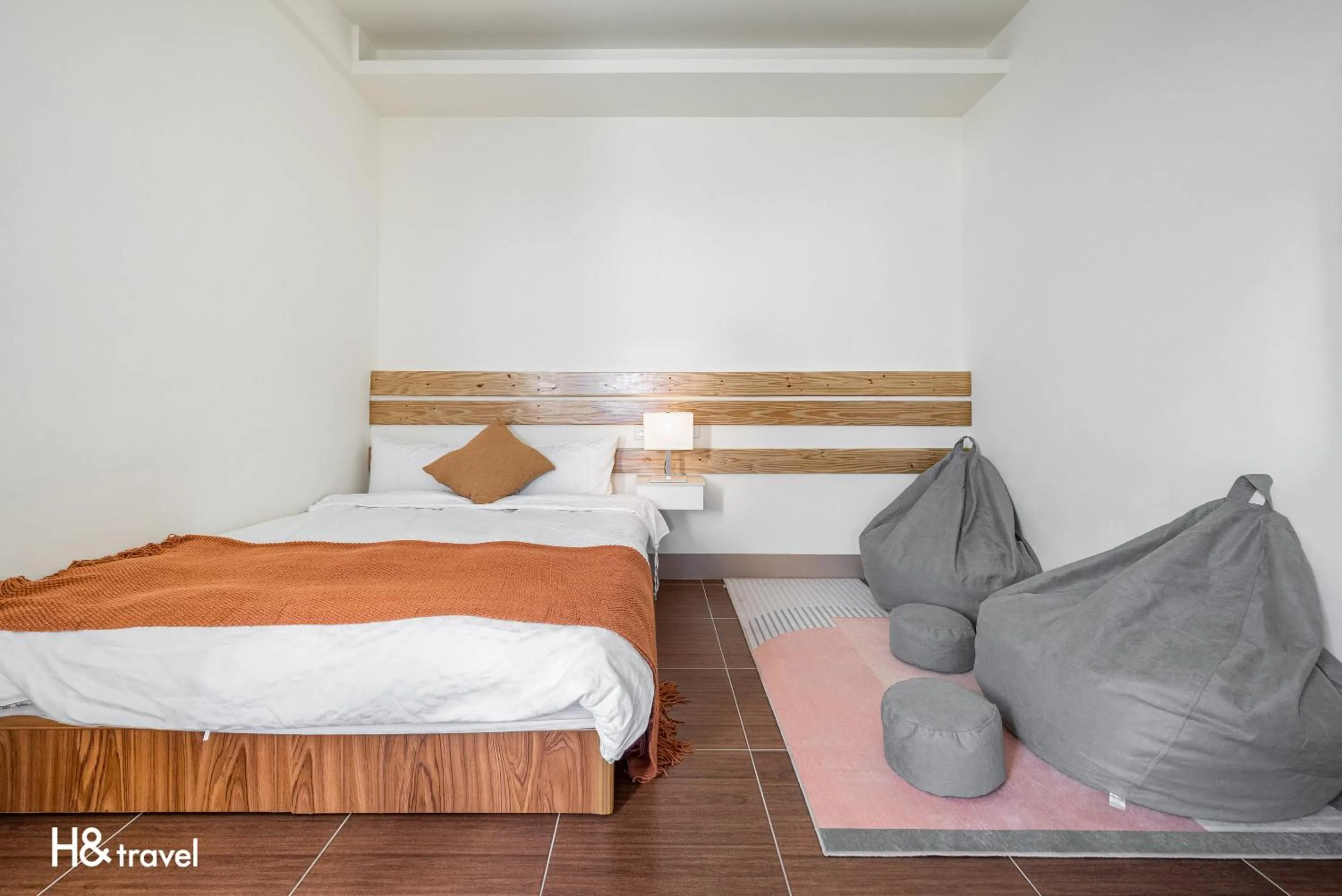 Bed in Taitung Feng lin Smart Stay