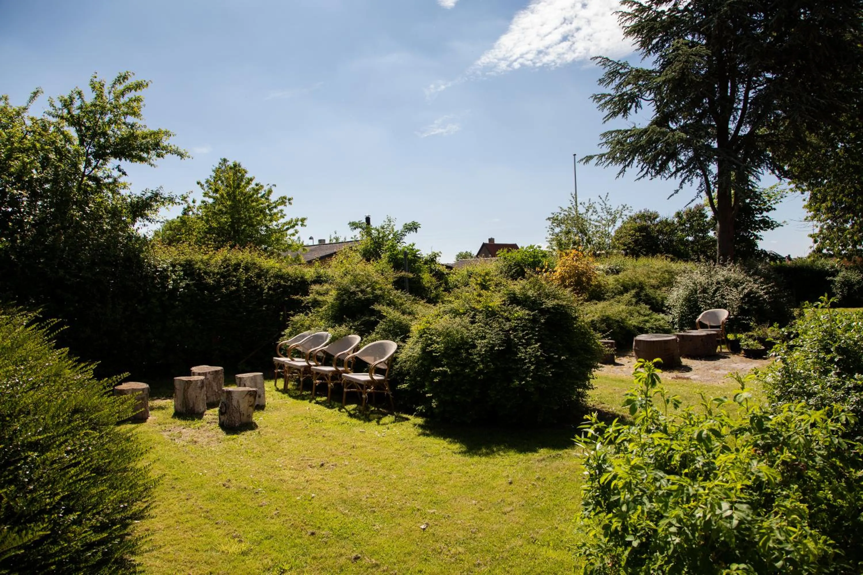 Garden in Kridthuset Stevns Klint