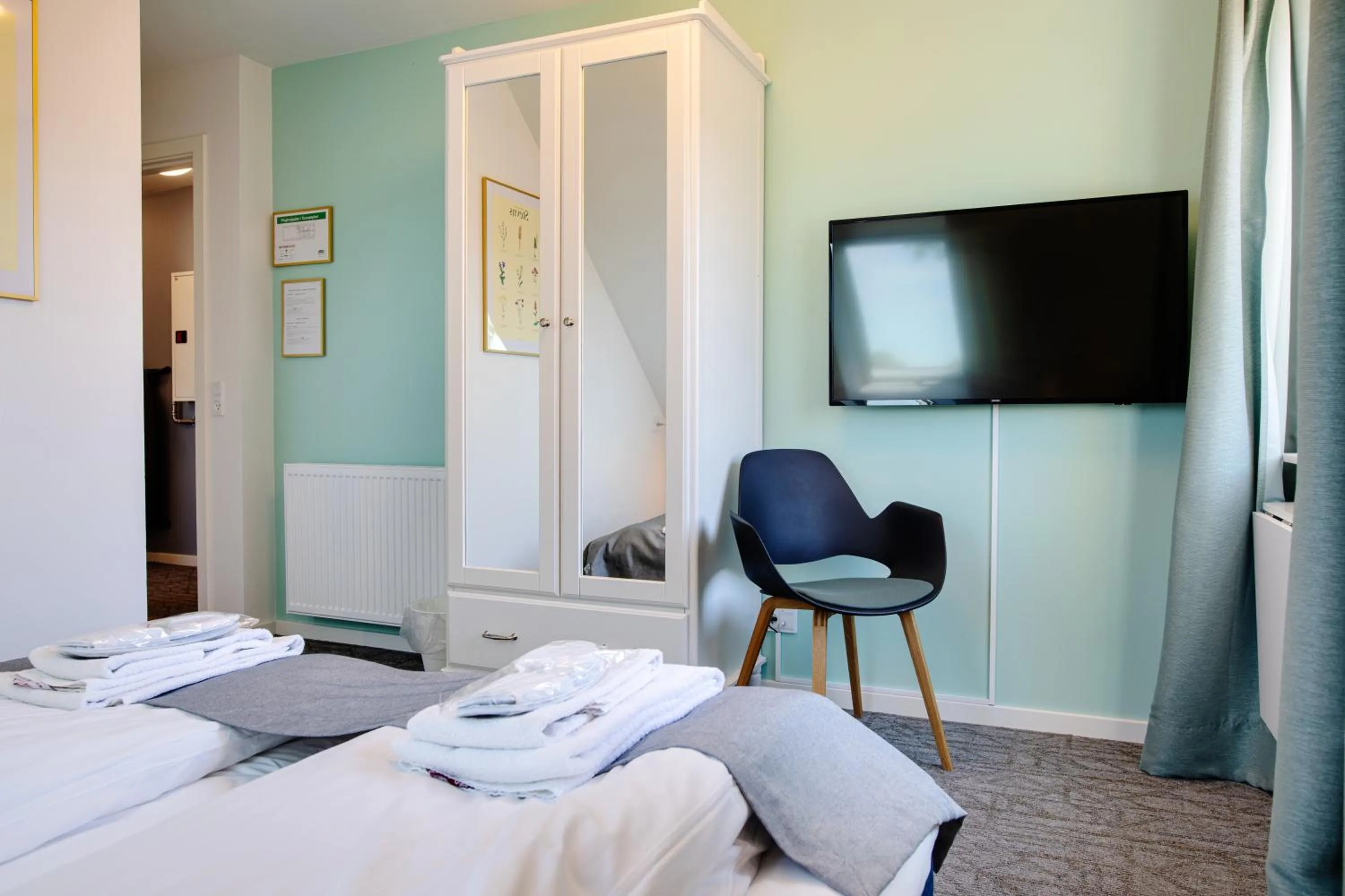 Bedroom, Bed in Kridthuset Stevns Klint