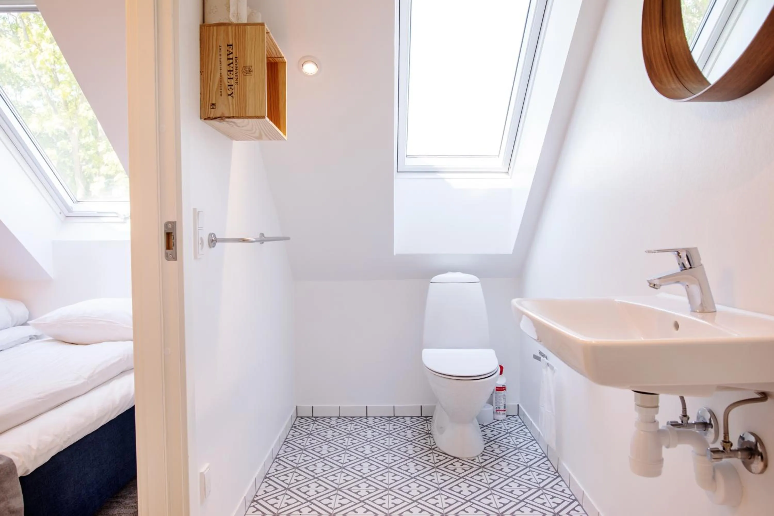 Bathroom in Kridthuset Stevns Klint