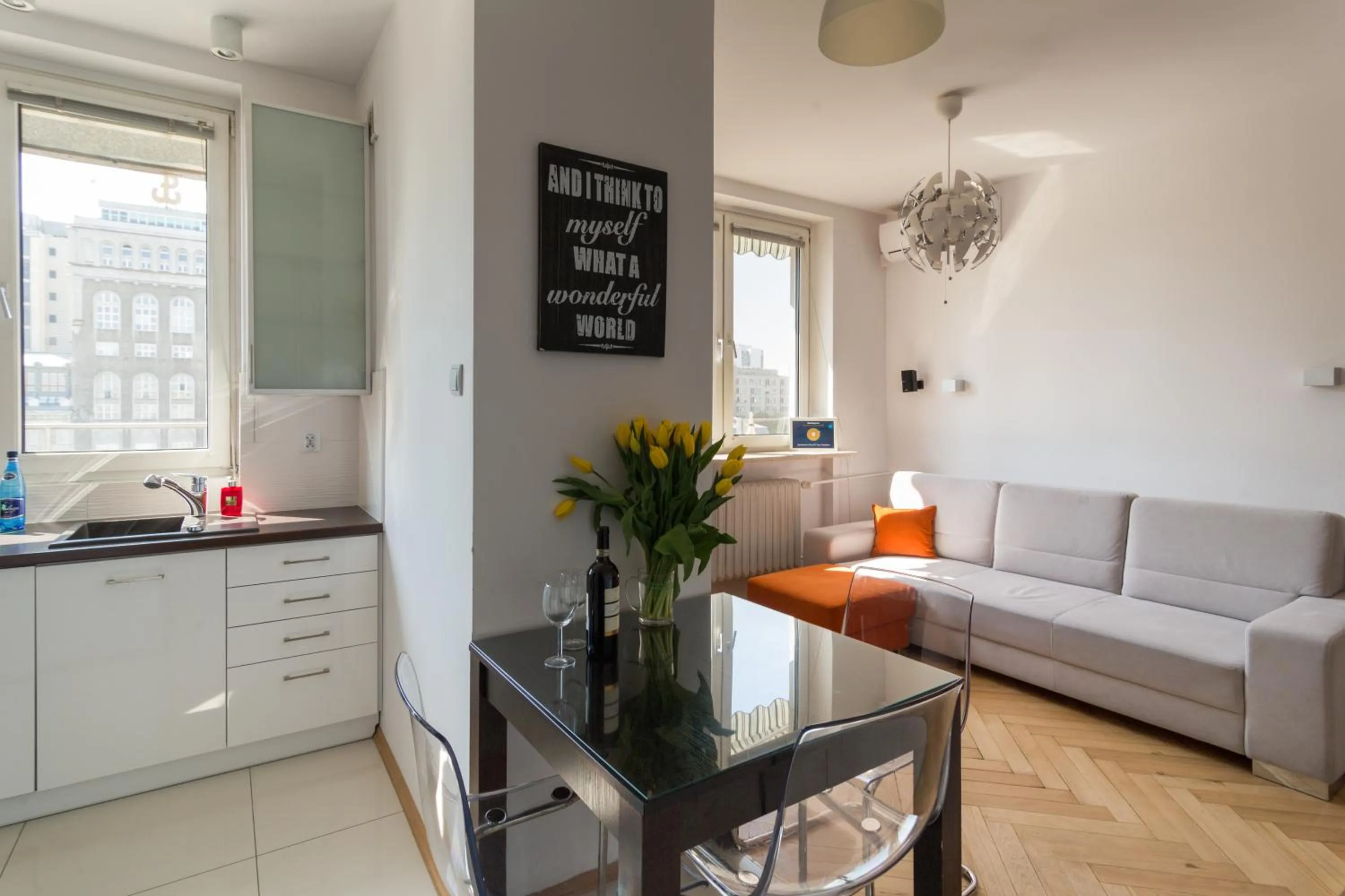 Kitchen or kitchenette in Apartament One by Your Freedom