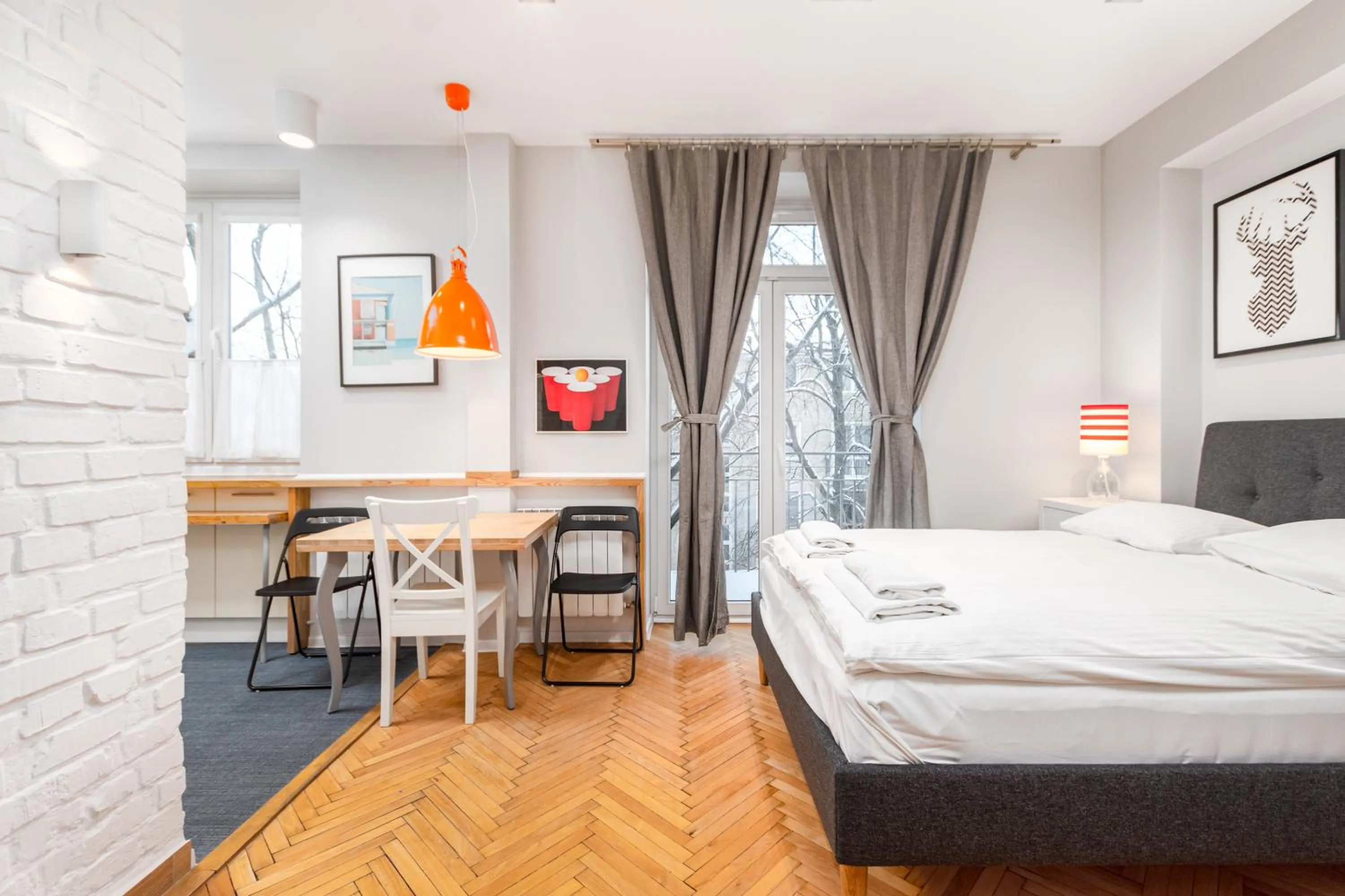 Bed in Apartament One by Your Freedom