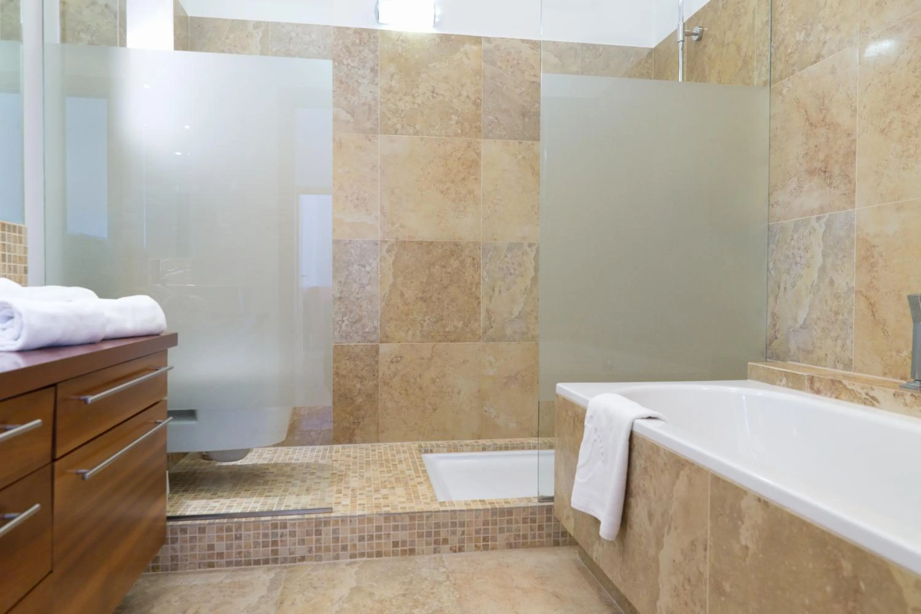 Shower in Apartament One by Your Freedom