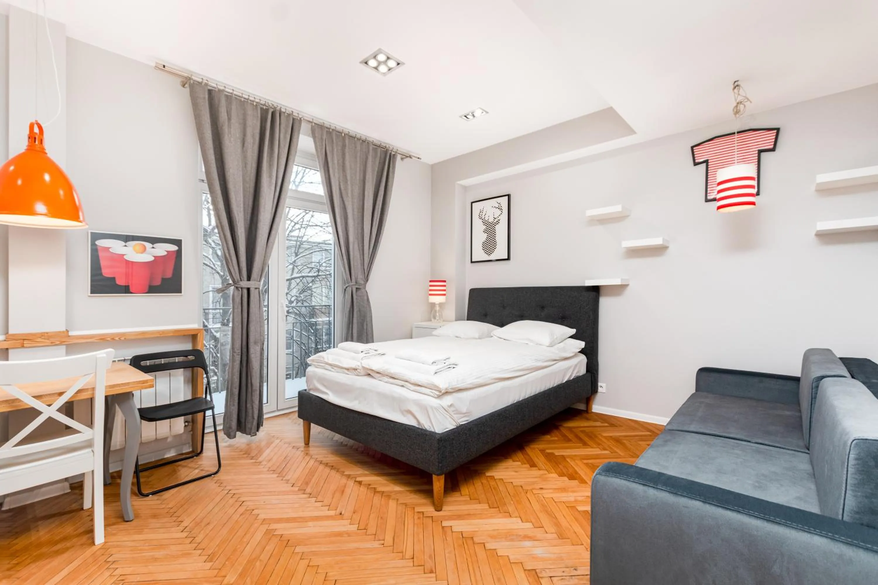 Bed in Apartament One by Your Freedom