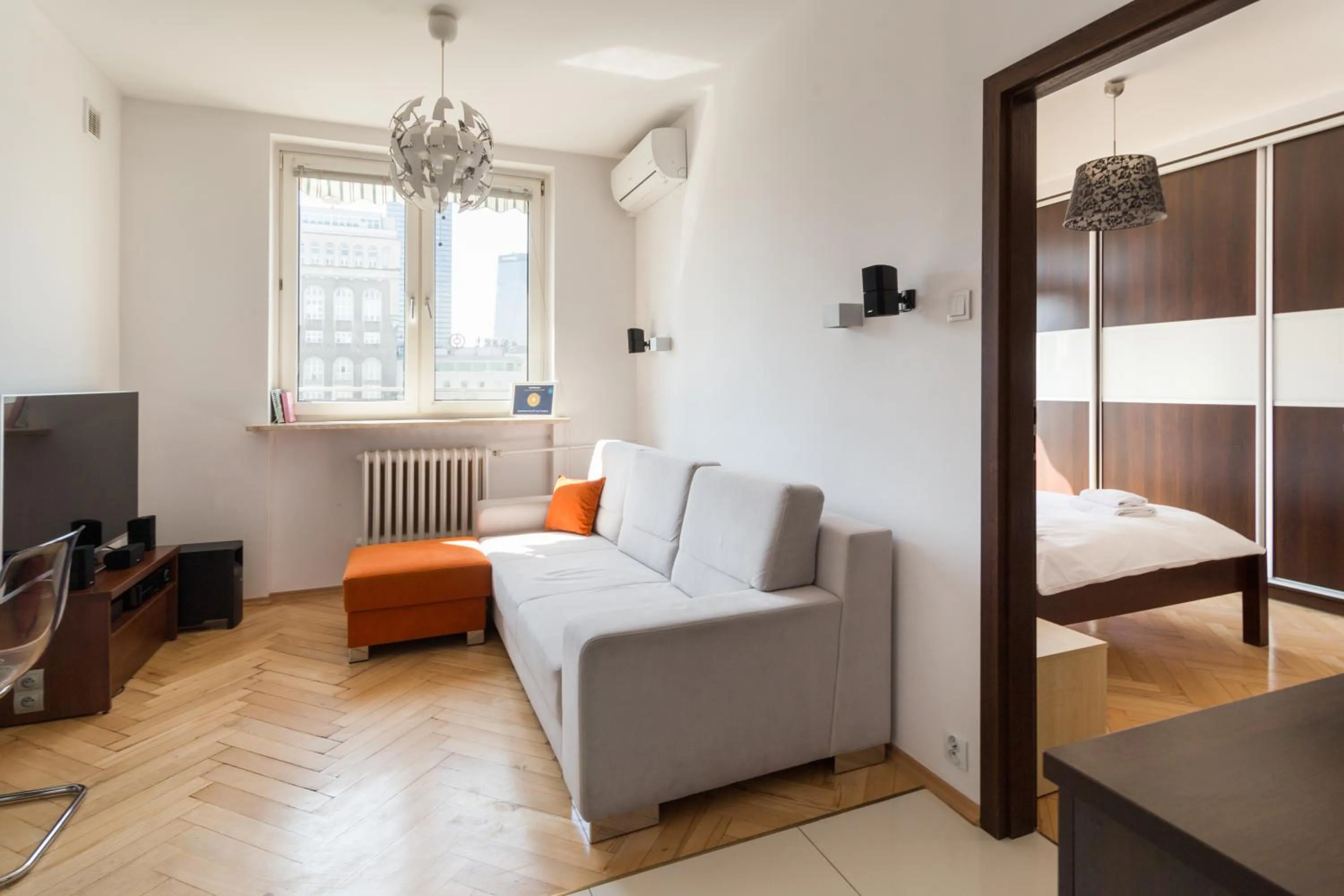 Living room, Bed in Apartament One by Your Freedom