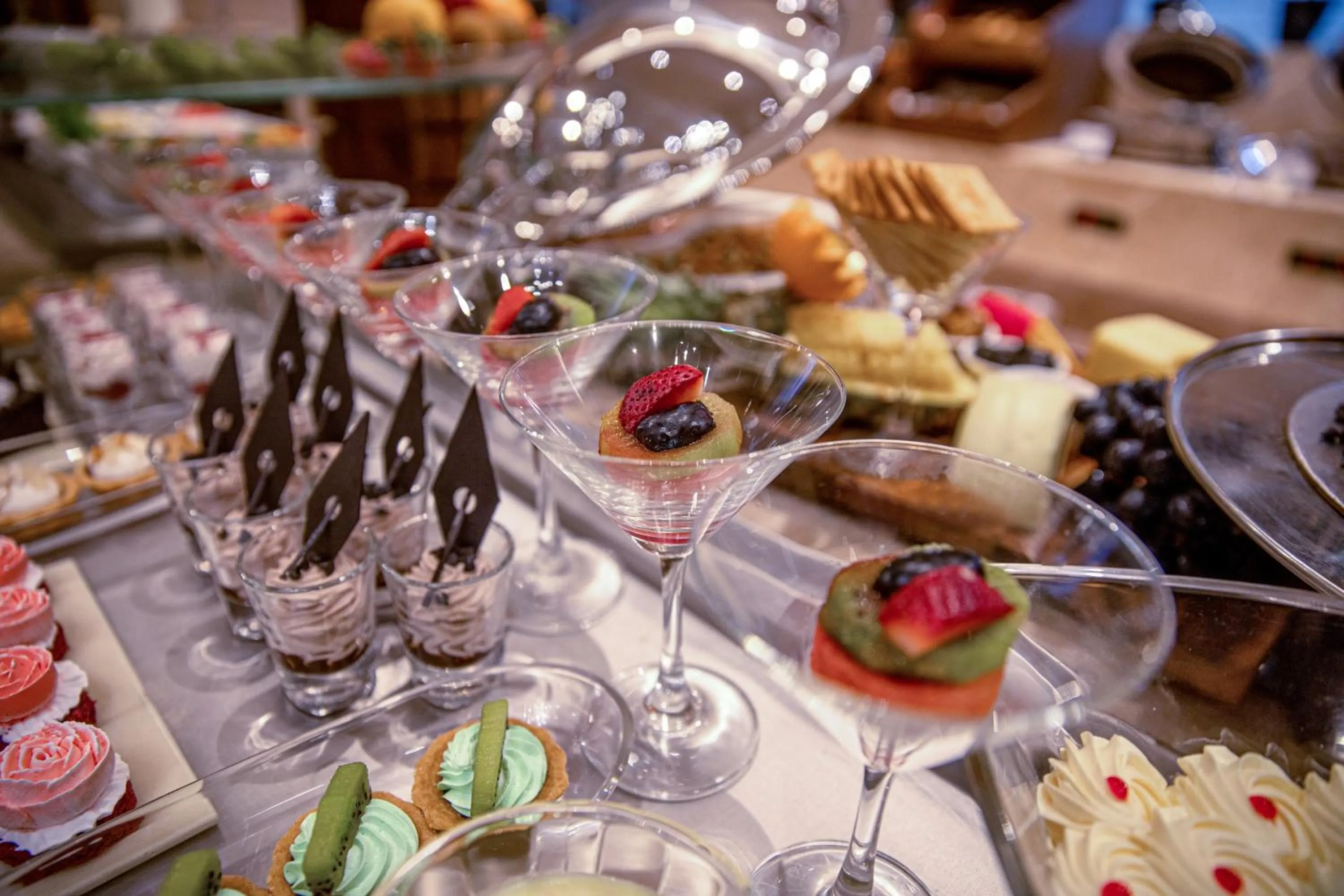 Dining area in The Gaurs Sarovar Premiere