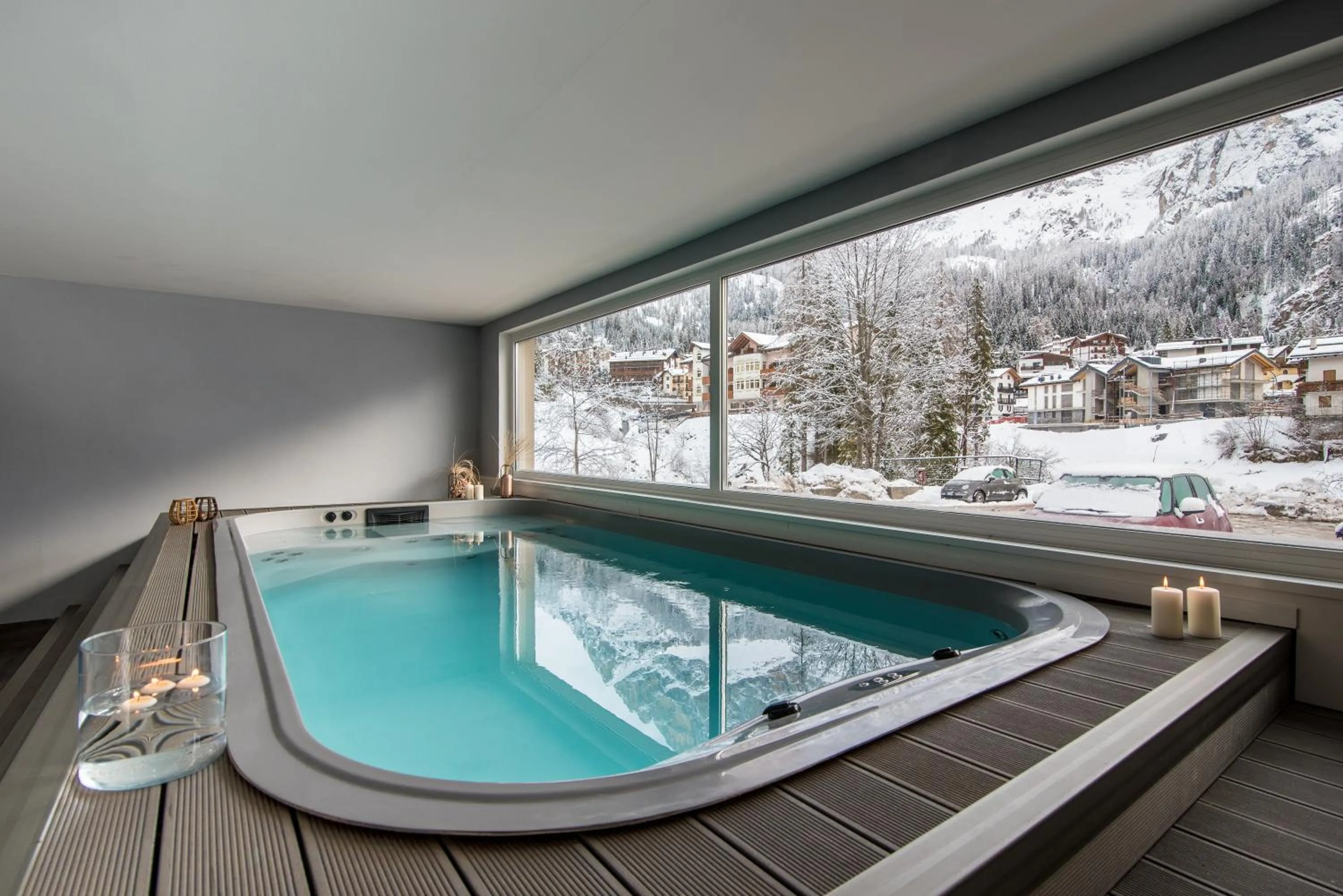 Hot Tub in Hotel Colfosco