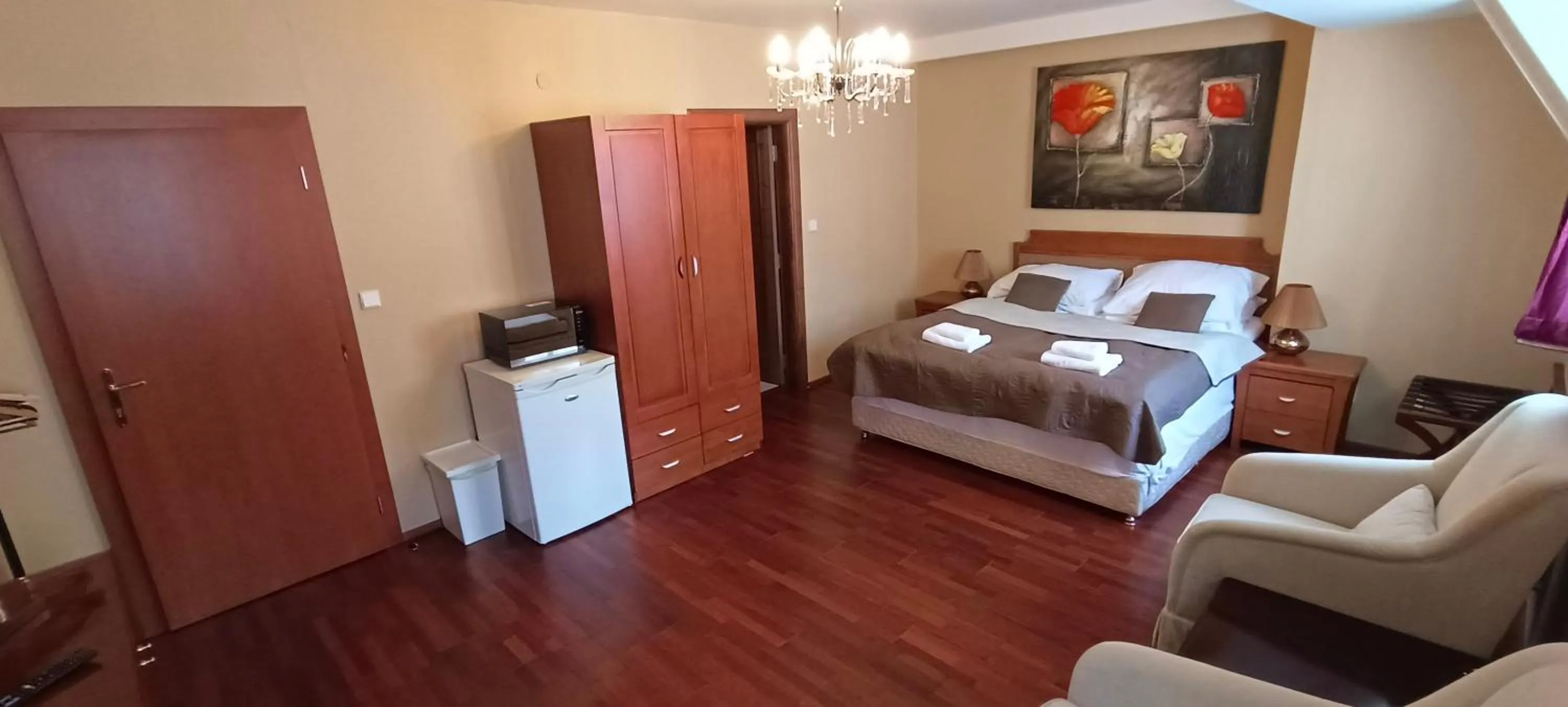 Living room, Bed in Rezidence Sadová