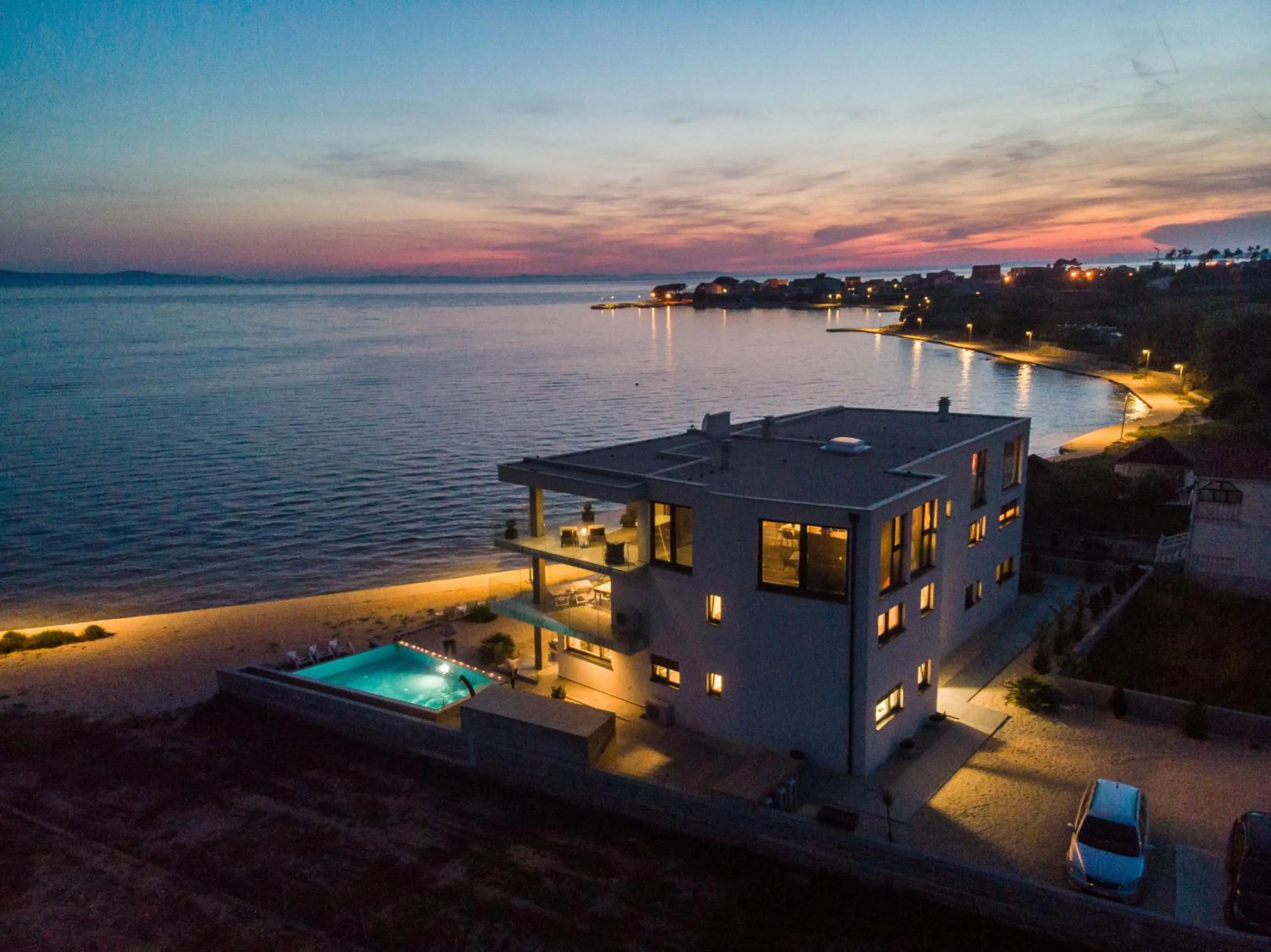 Jimmys Beach Privlaka direkt am Meer und beheiztem Pool