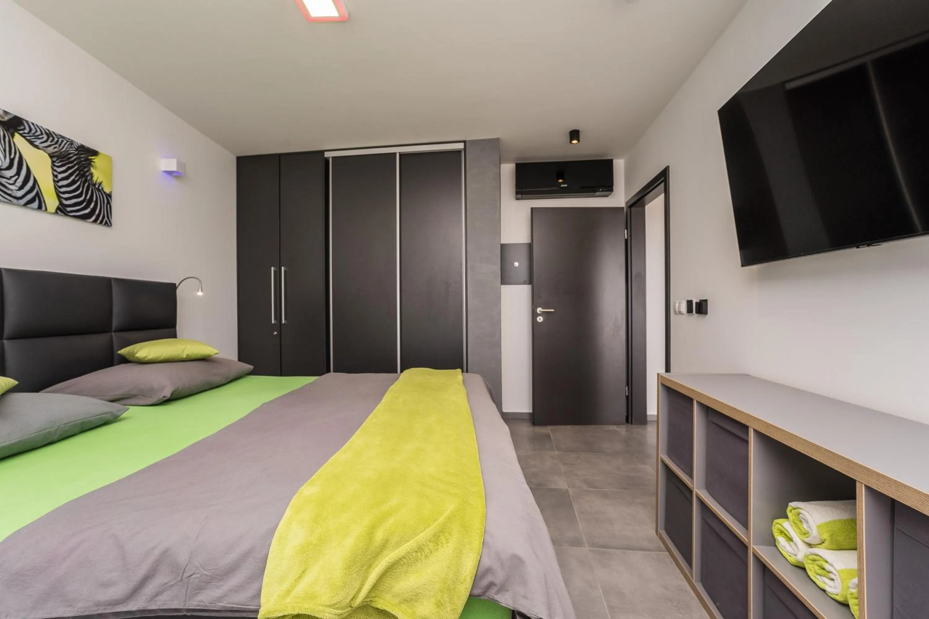 Bed in Jimmys Beach Privlaka direkt am Meer und beheiztem Pool