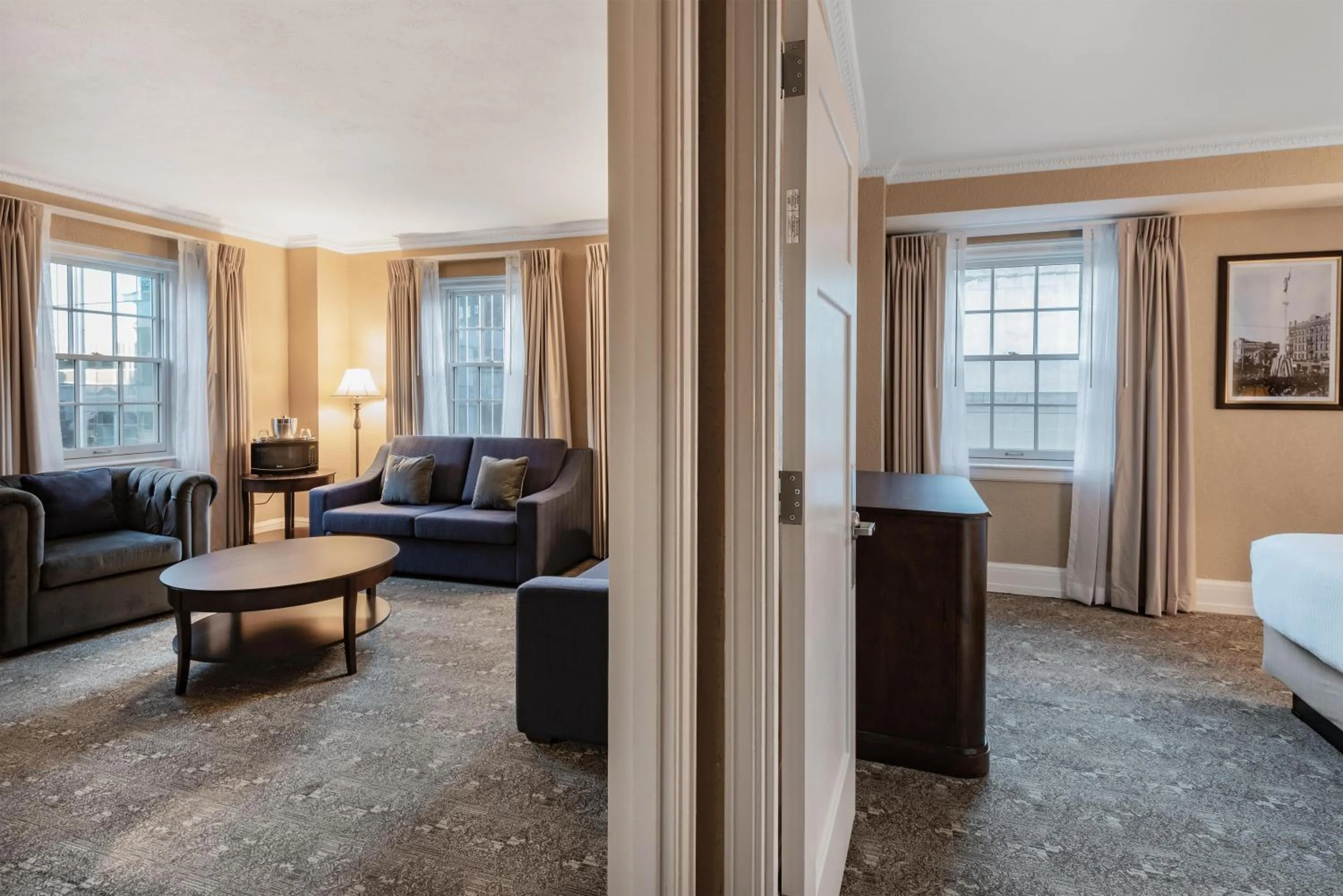 Photo of the whole room, Bed in The Americus Hotel, Unscripted by Hyatt