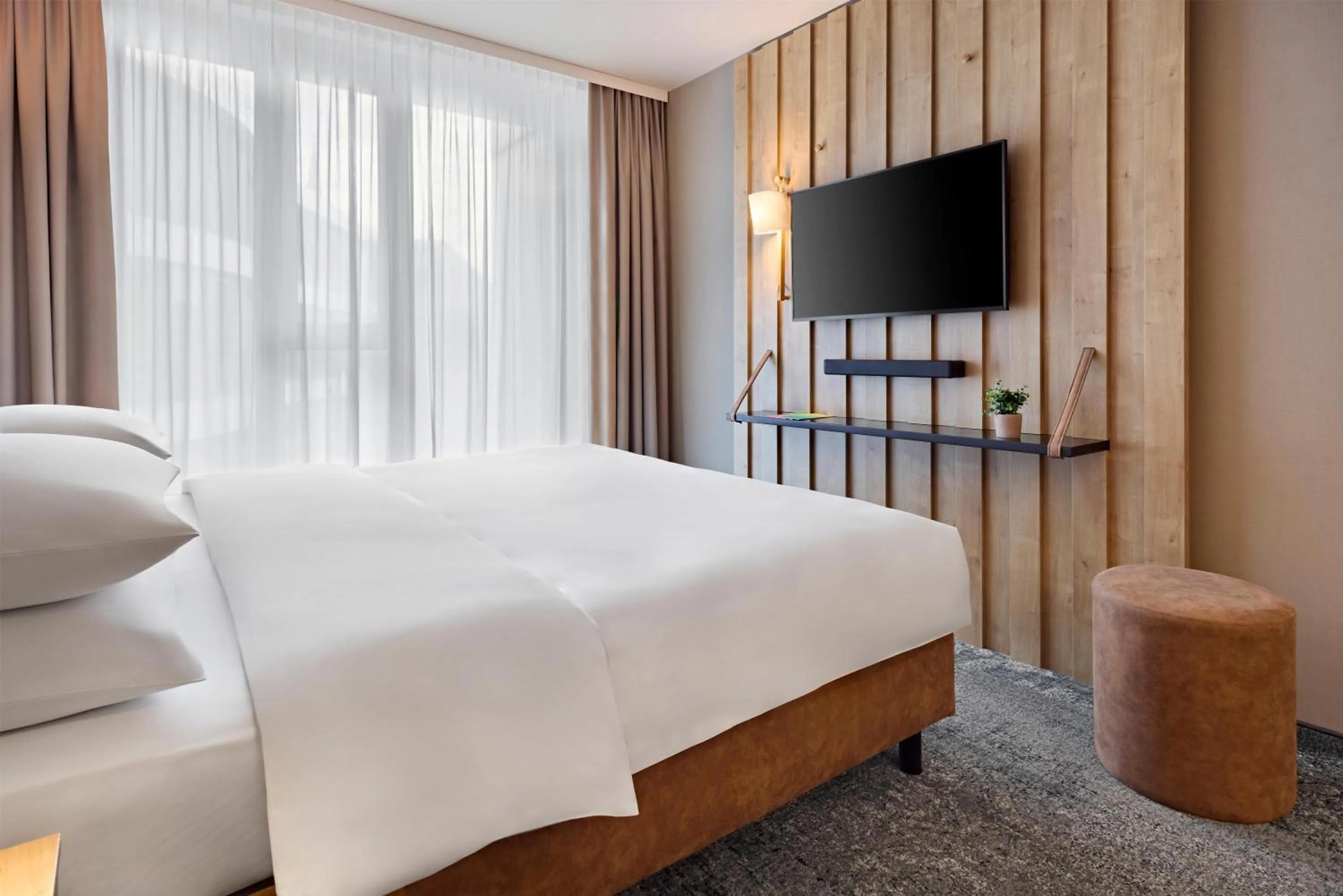 Bedroom, Bed in Me and All Hotel ulm, by Hyatt