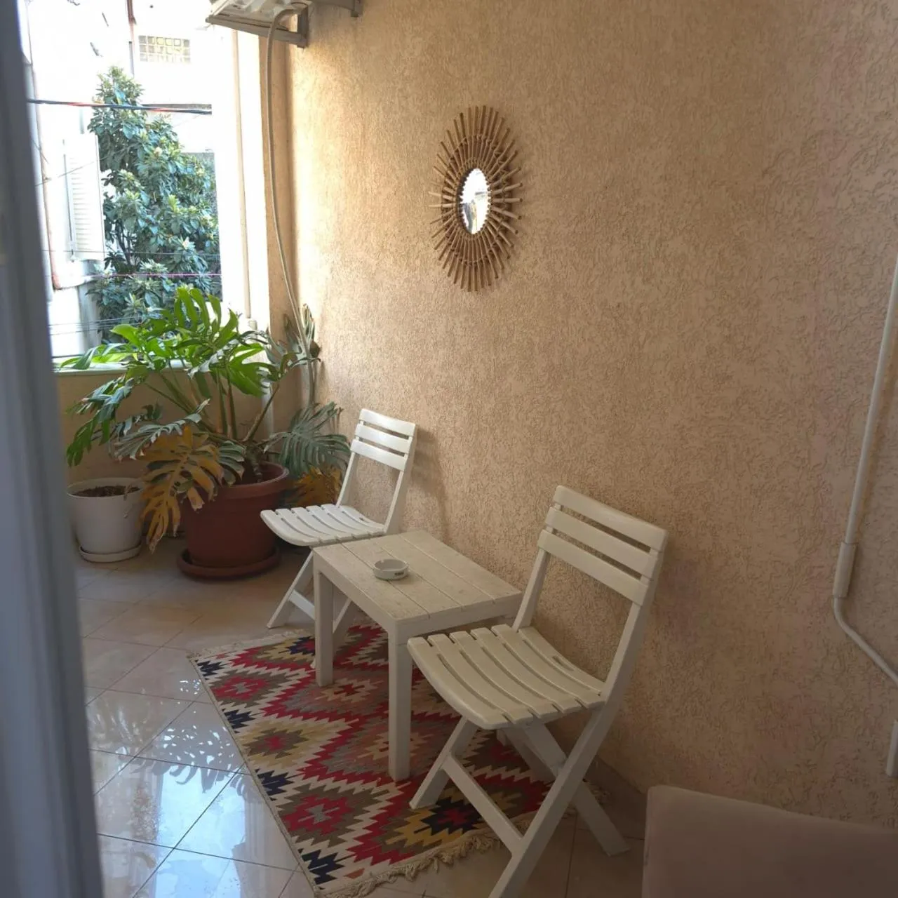 Balcony/Terrace in Hotel Capital Inn Tirana