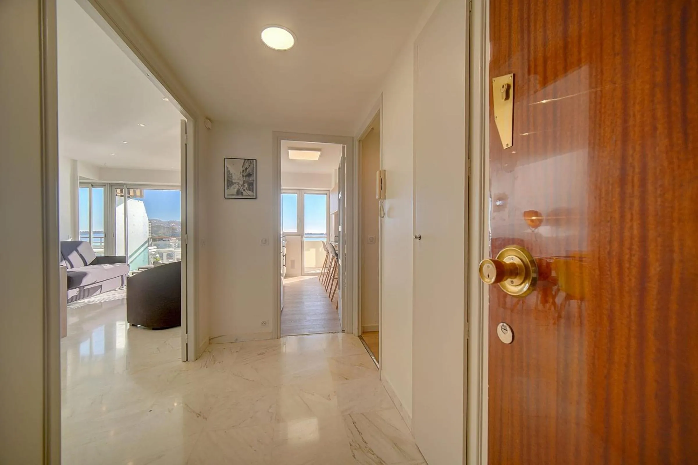 Living room in IMMOGROOM- Incredible View -4- Big Terrace - AC - Parking