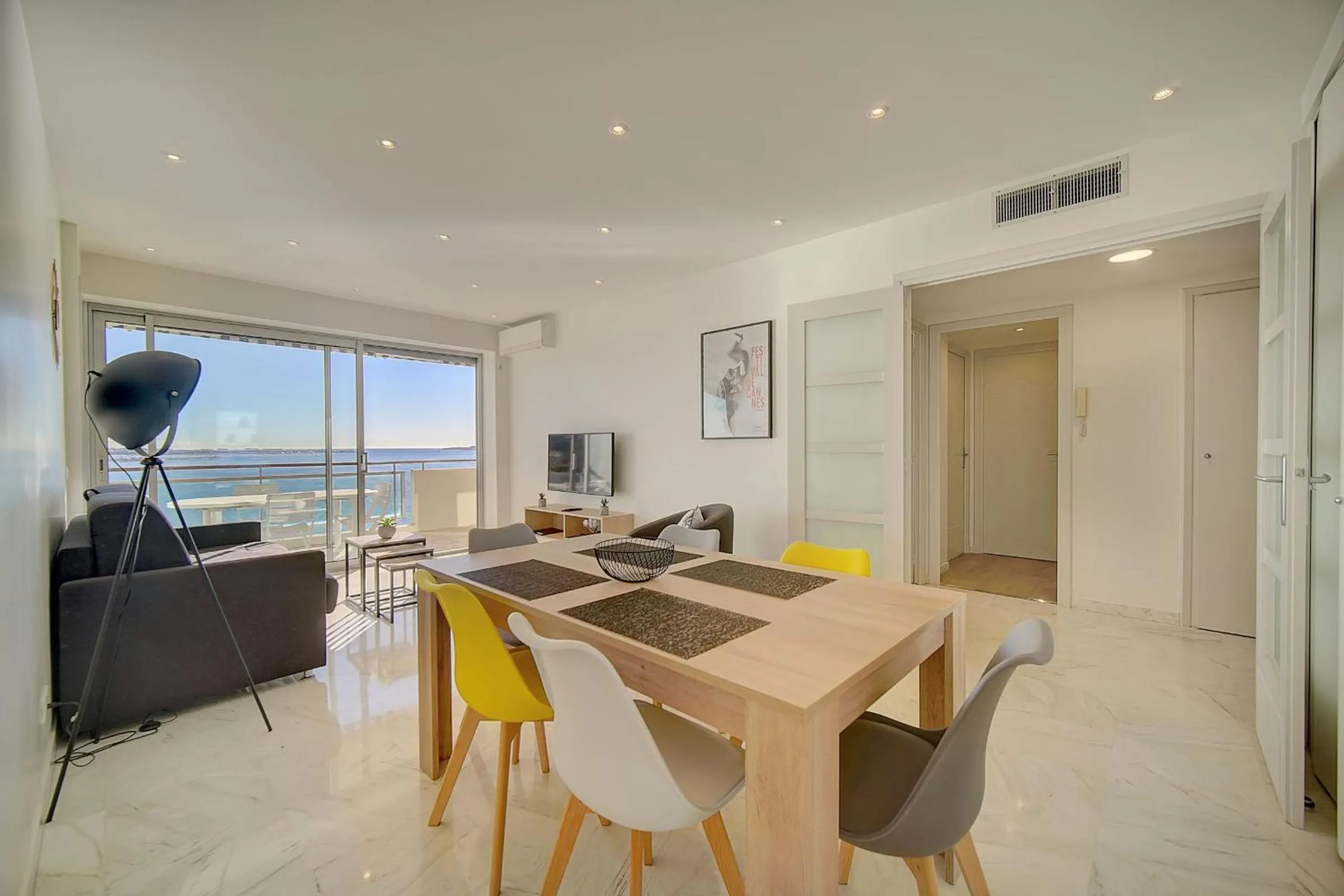 Living room in IMMOGROOM- Incredible View -4- Big Terrace - AC - Parking