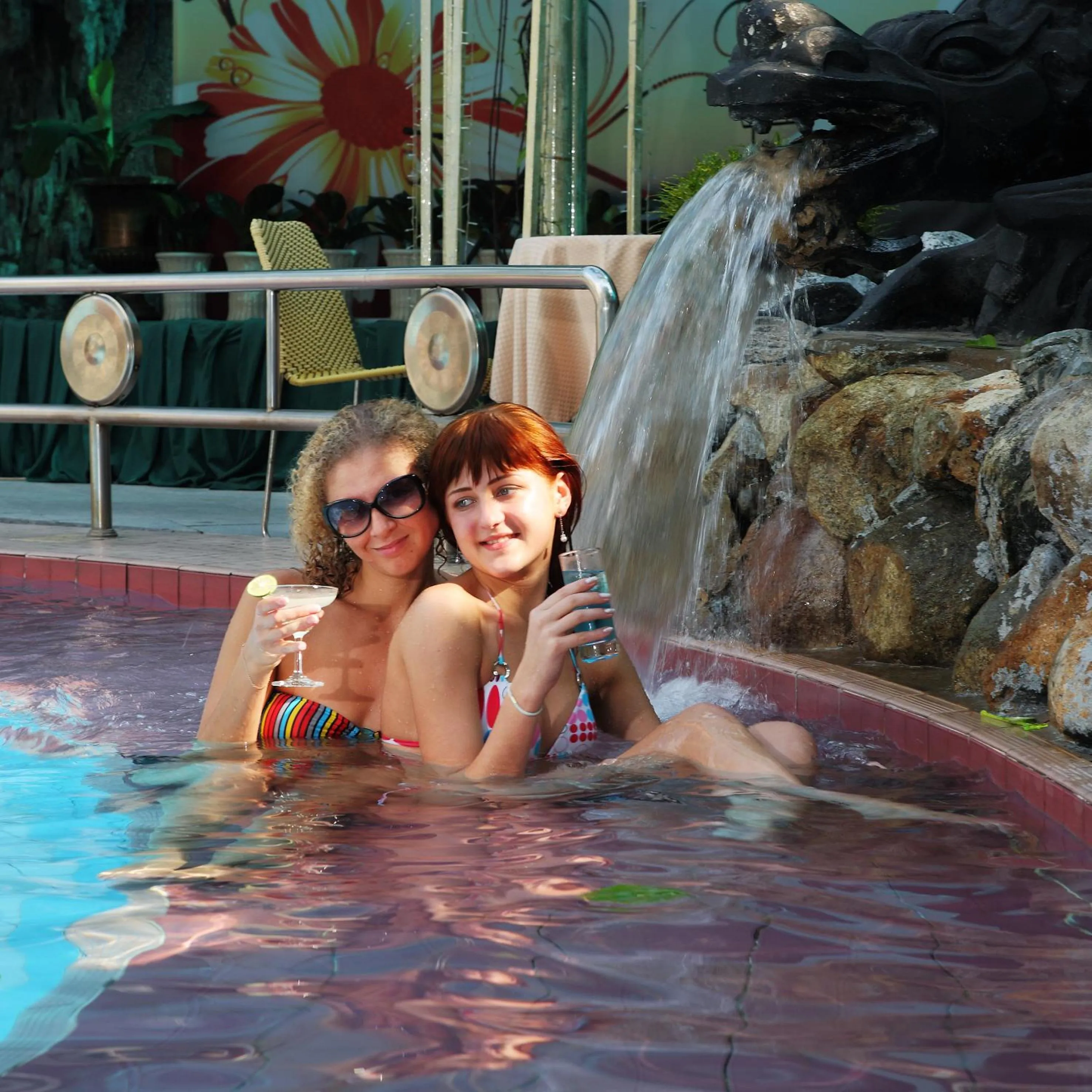 Swimming pool in First Hotel