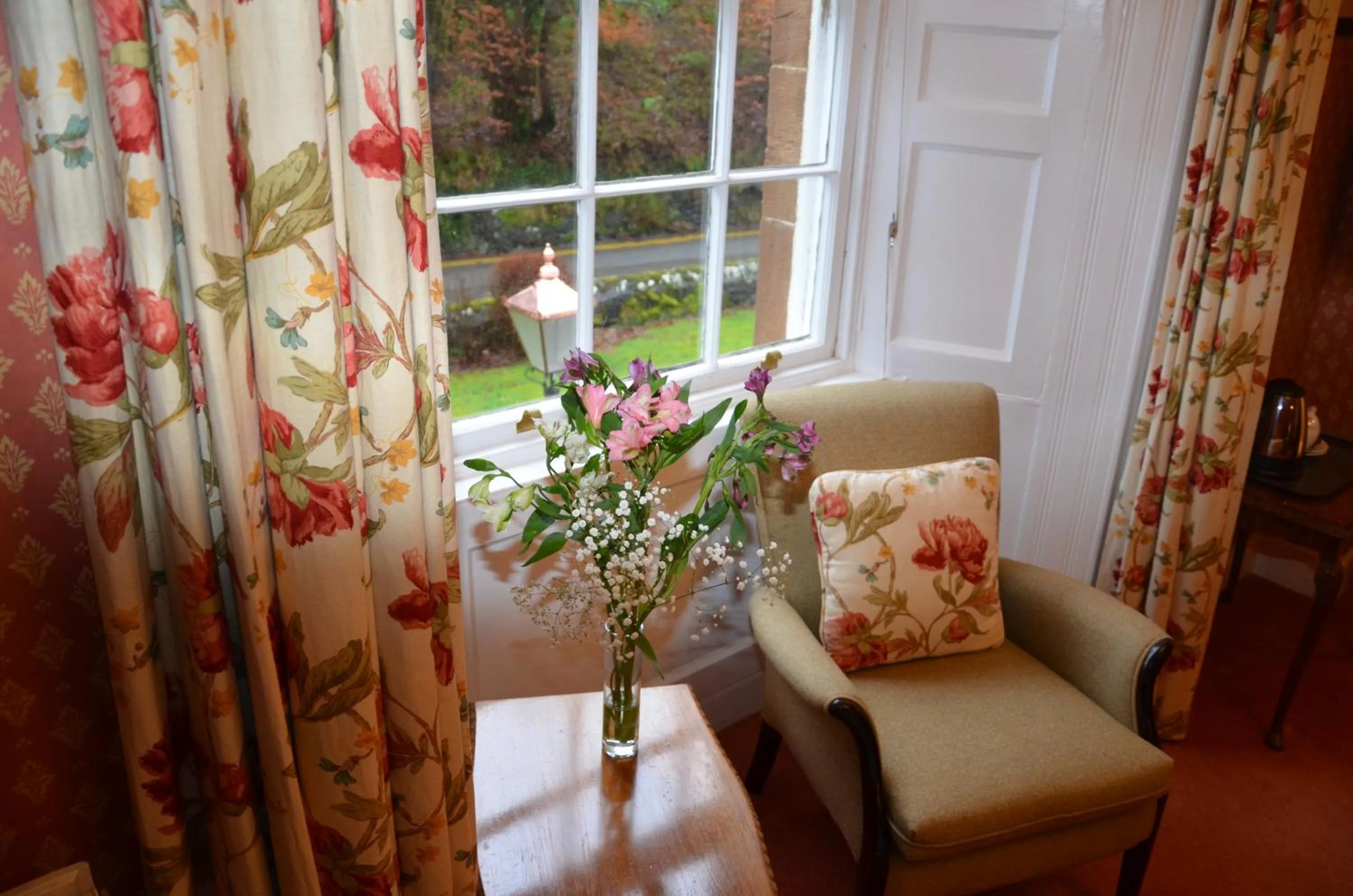 Garden view in The Manor House