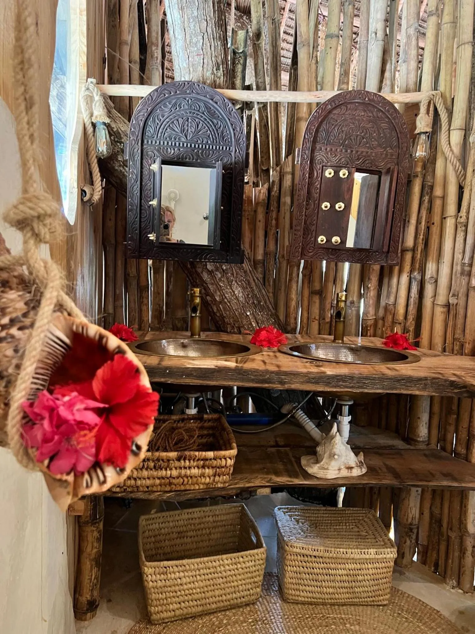 Bathroom in Antonio Beach Tree House Hotel & Spa
