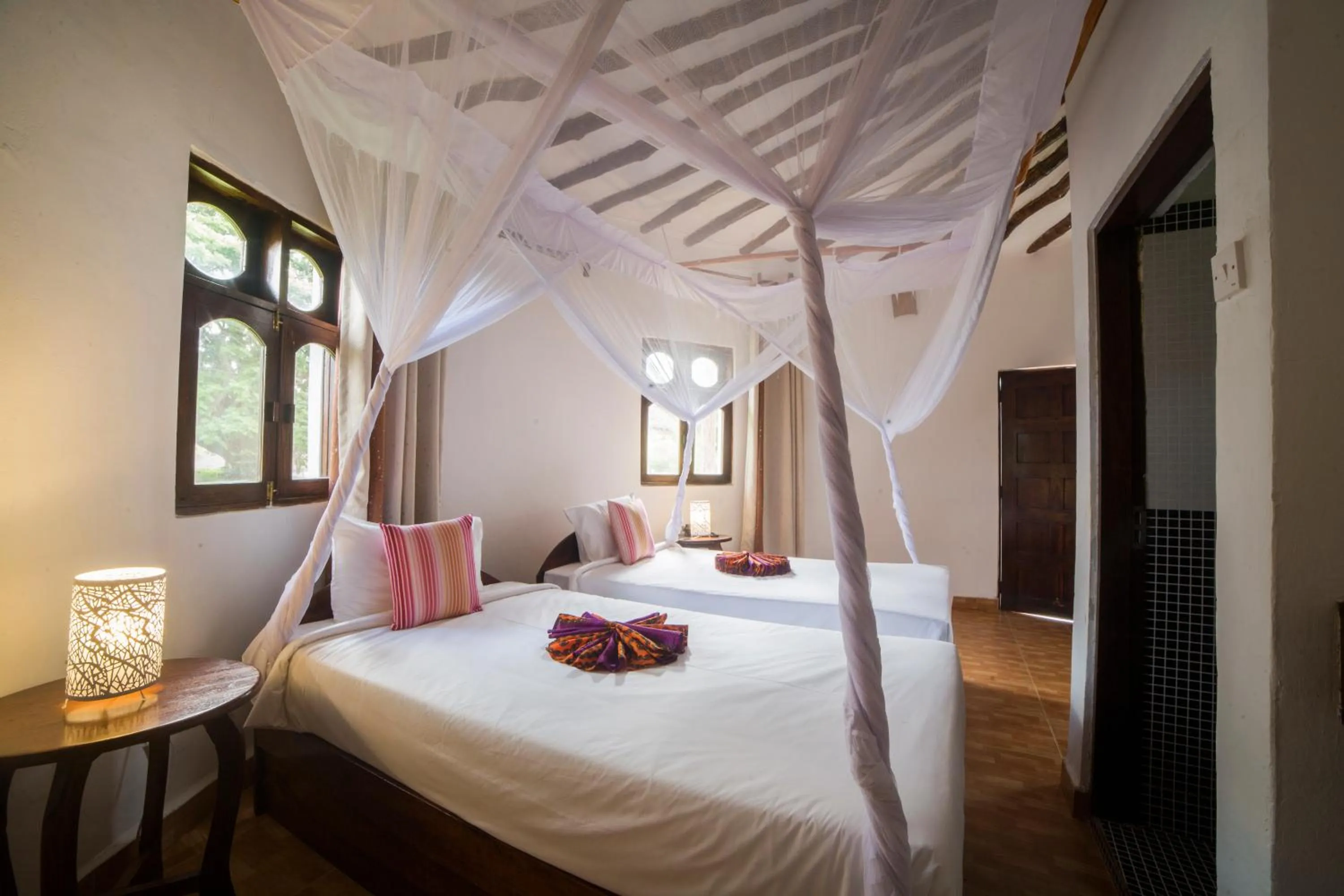 Photo of the whole room, Bed in Antonio Beach Tree House Hotel & Spa