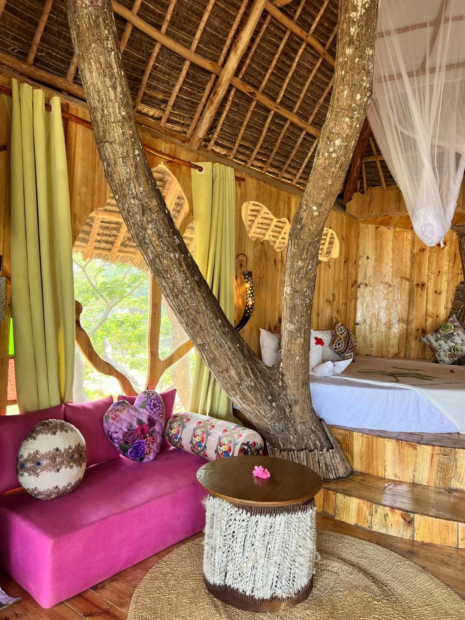 Bedroom in Antonio Beach Tree House Hotel & Spa