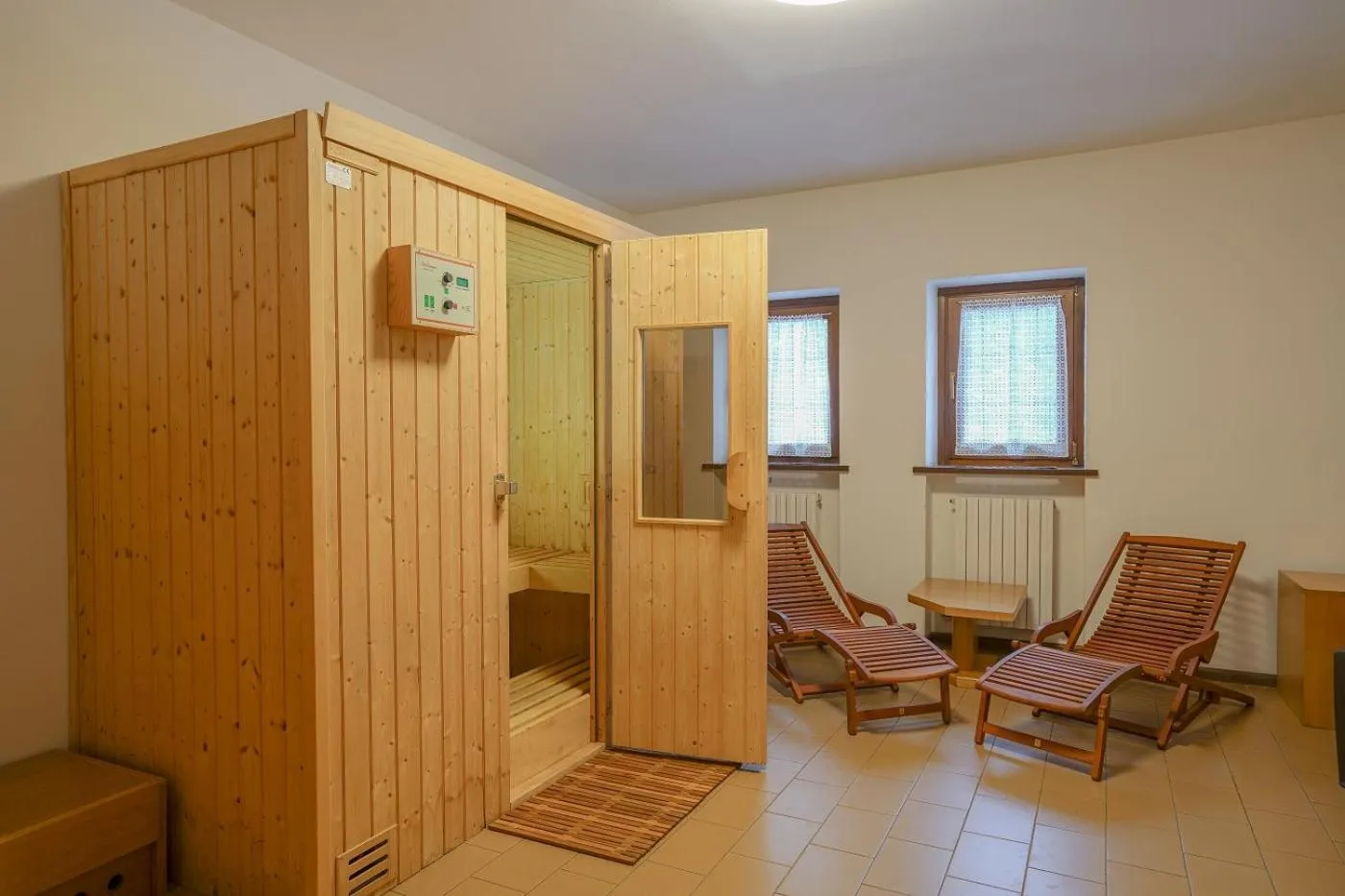 Sauna in GH Hotel Fratazza