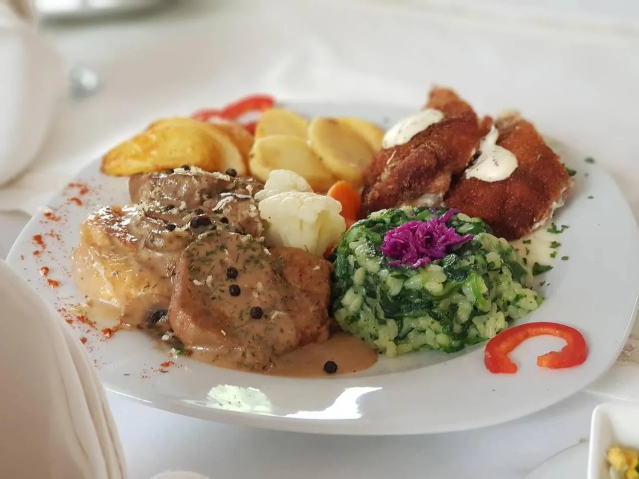 Food and drinks in Park Hotel