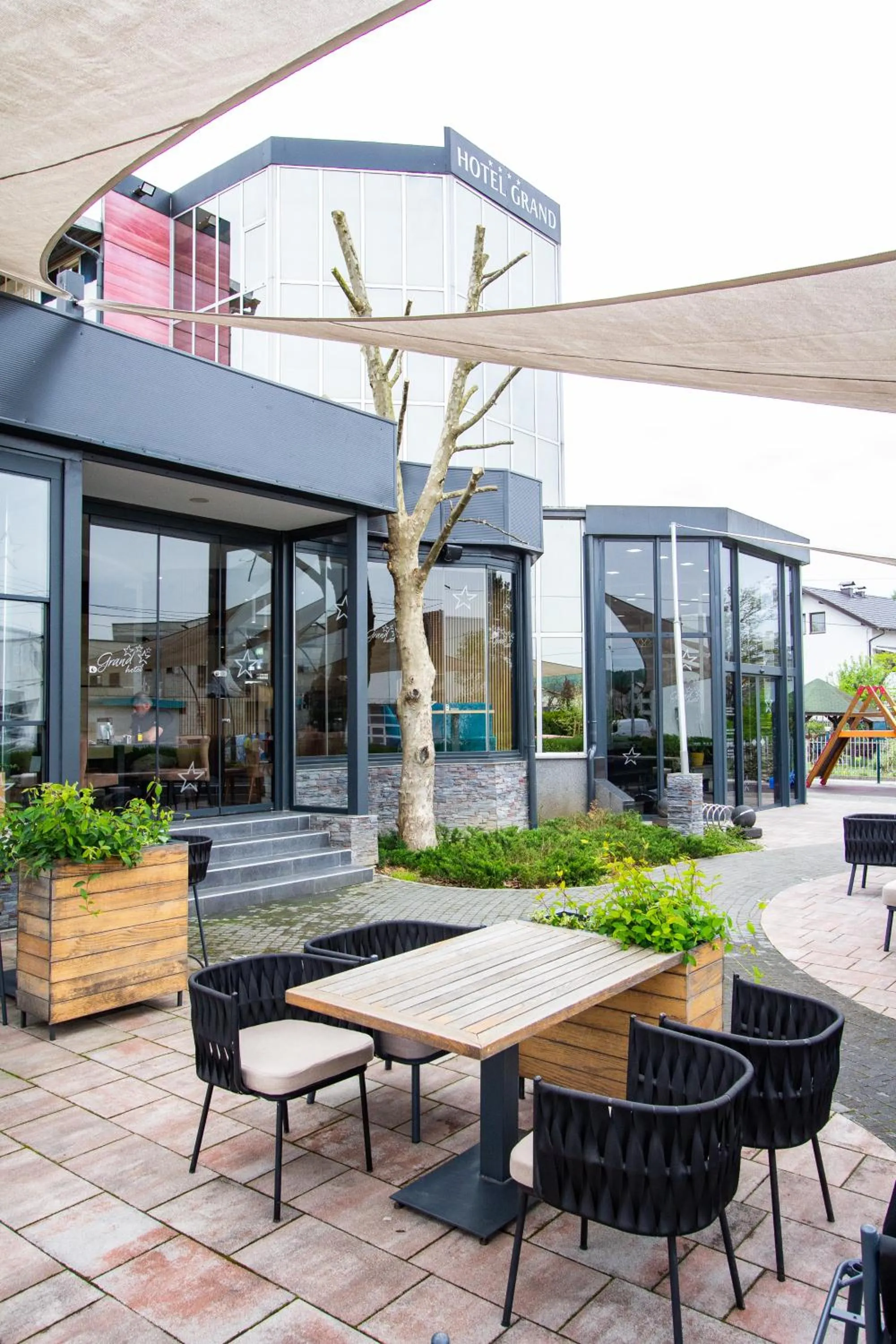 Balcony/Terrace in Hotel Grand