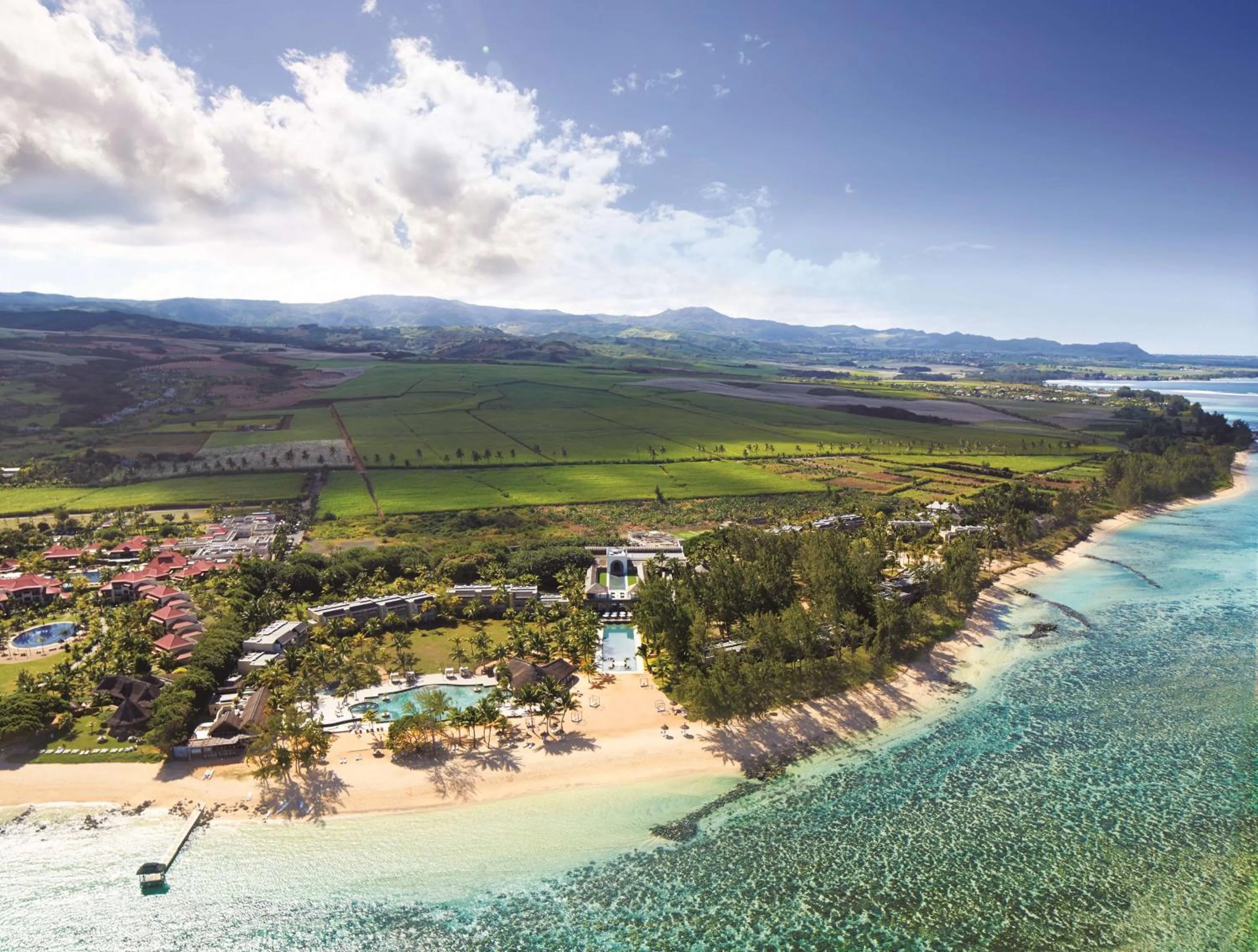 Property building in Outrigger Mauritius Beach Resort