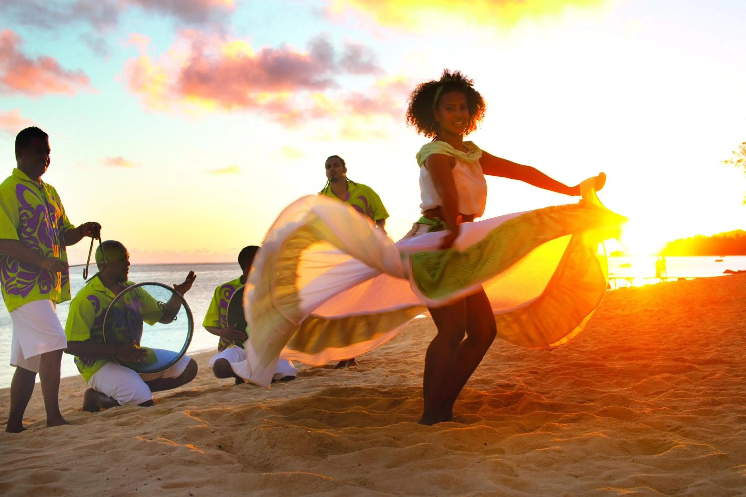 Evening entertainment in Outrigger Mauritius Beach Resort